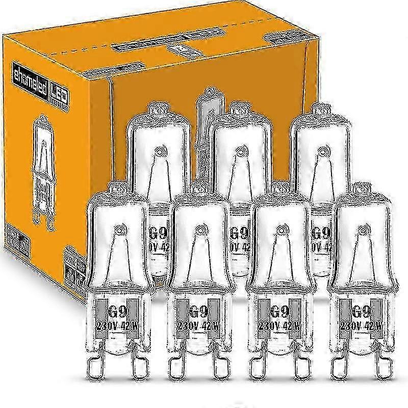 10 Pcs G9 28w / 40w Regulables 370 Lumen C Clasificación Bombillas Halógenas