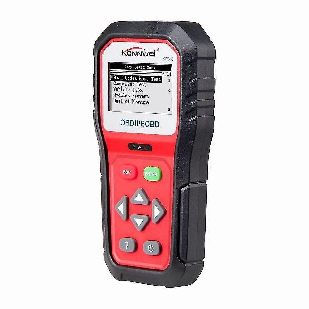 12v Battery Tester Check Engine Kw818 Enhanced Obdii Odb2 Eobd Car Diagnostic Scanner Engine Automotive Code Reader Tool