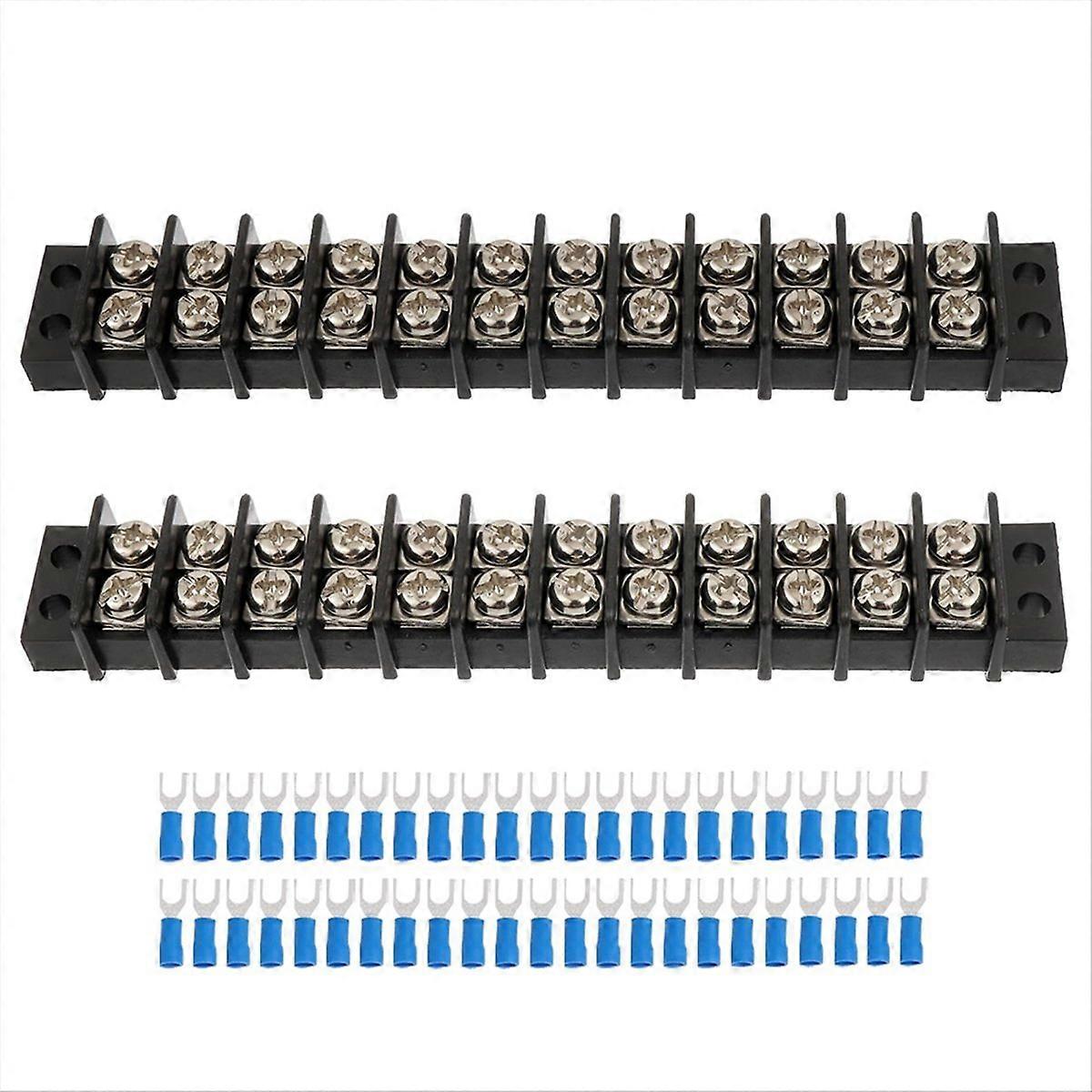 2PCS 12 Circuits 12 Positions Terminal Block