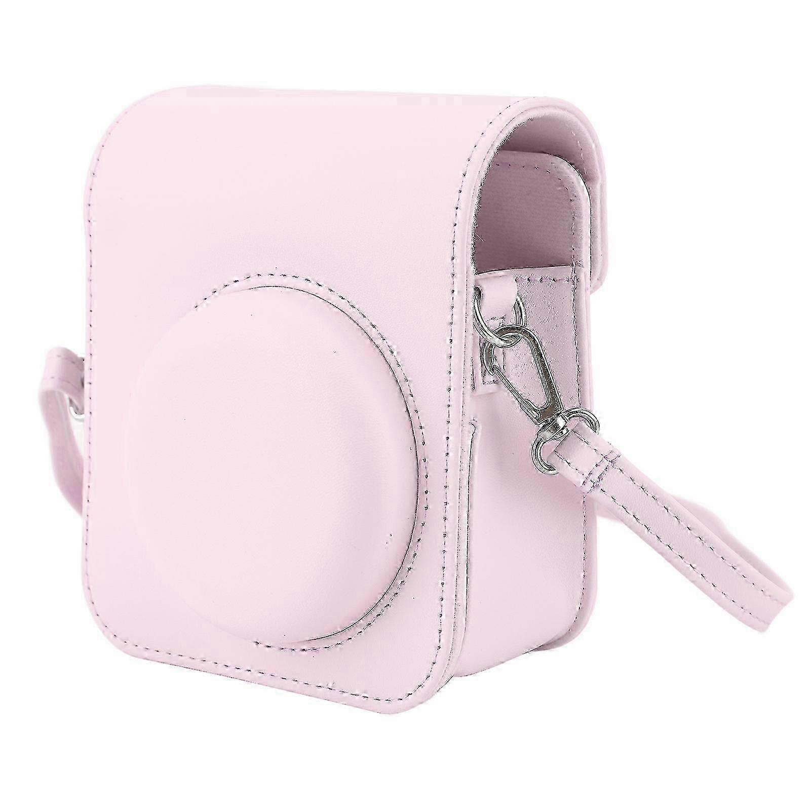 Hot Mini Instant Camera Protective Bag PU Camera Case With Adjustable Shoulder Strap For Fujifilm Instax Mini 12 Camera