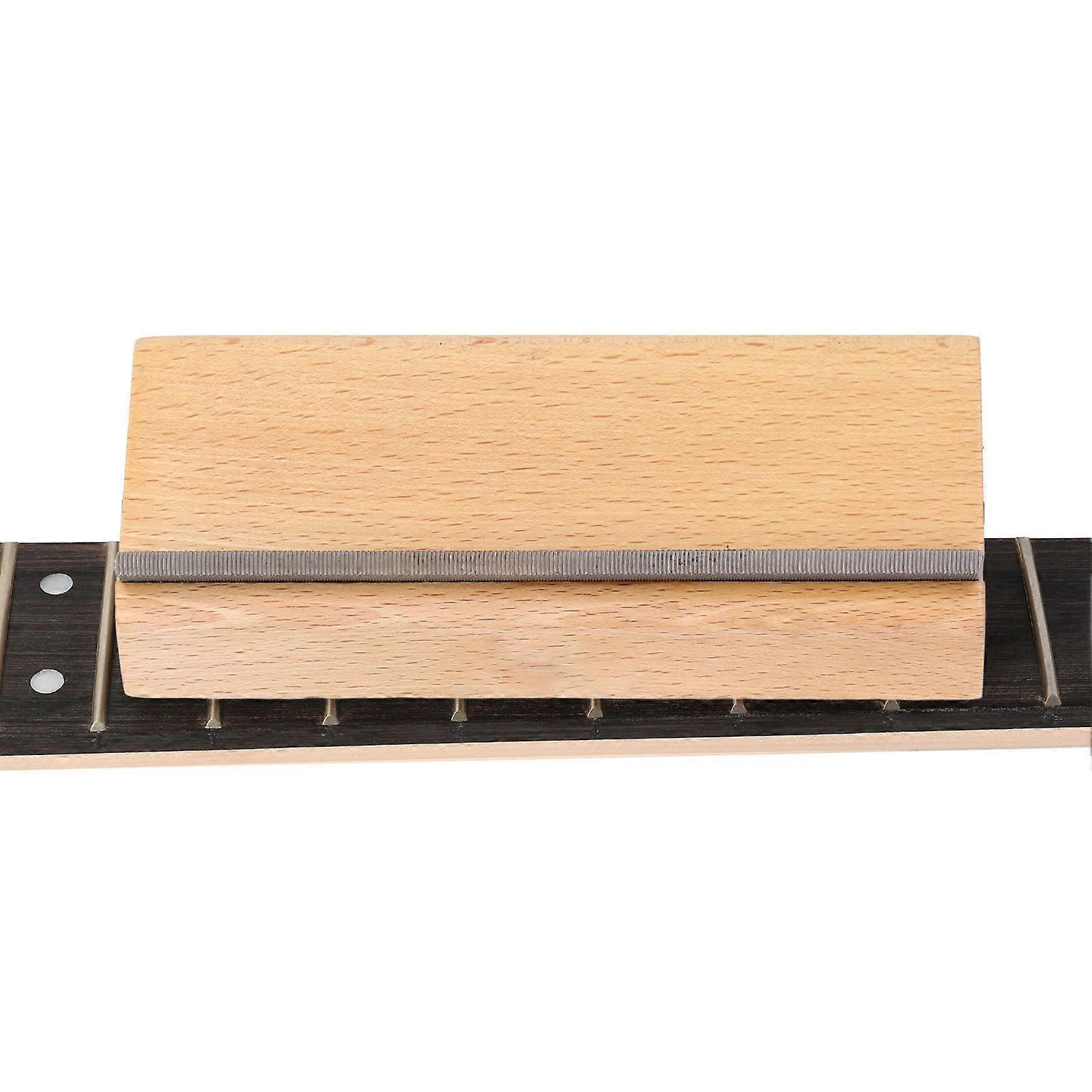 2 in 1 Guitar Angled File 35° 90° Dual Use Guitar Fret Beveling File for Basses Banjos Ukuleles 