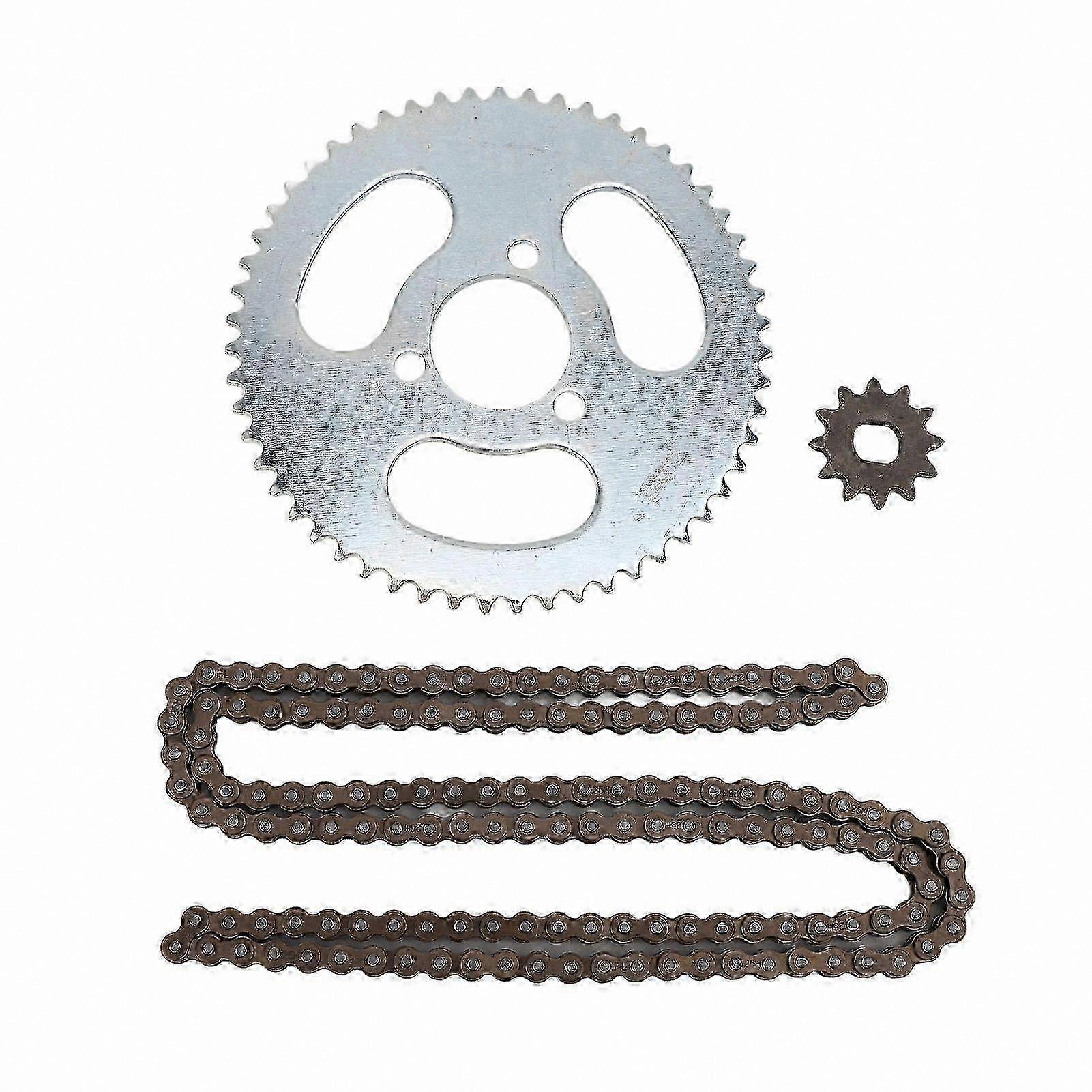 Steel Sprocket Kit with 146-Link Chain for Mini Motorcycles and ATVs