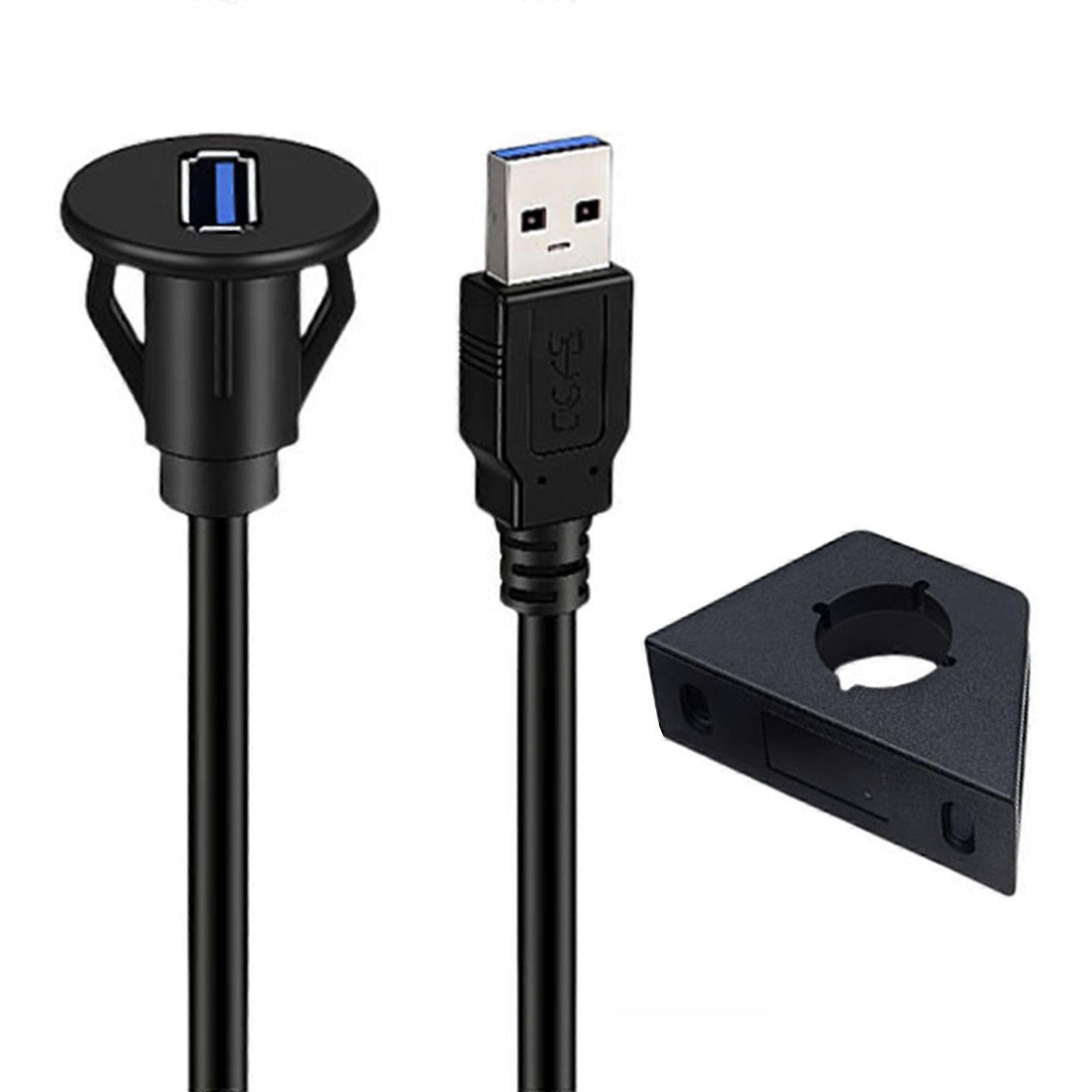 Premium Water Resistant USB3.0 Extension Cord For Car Stereo Systems High Speed Data Transfer Enhanced Durability PVC Multicolor