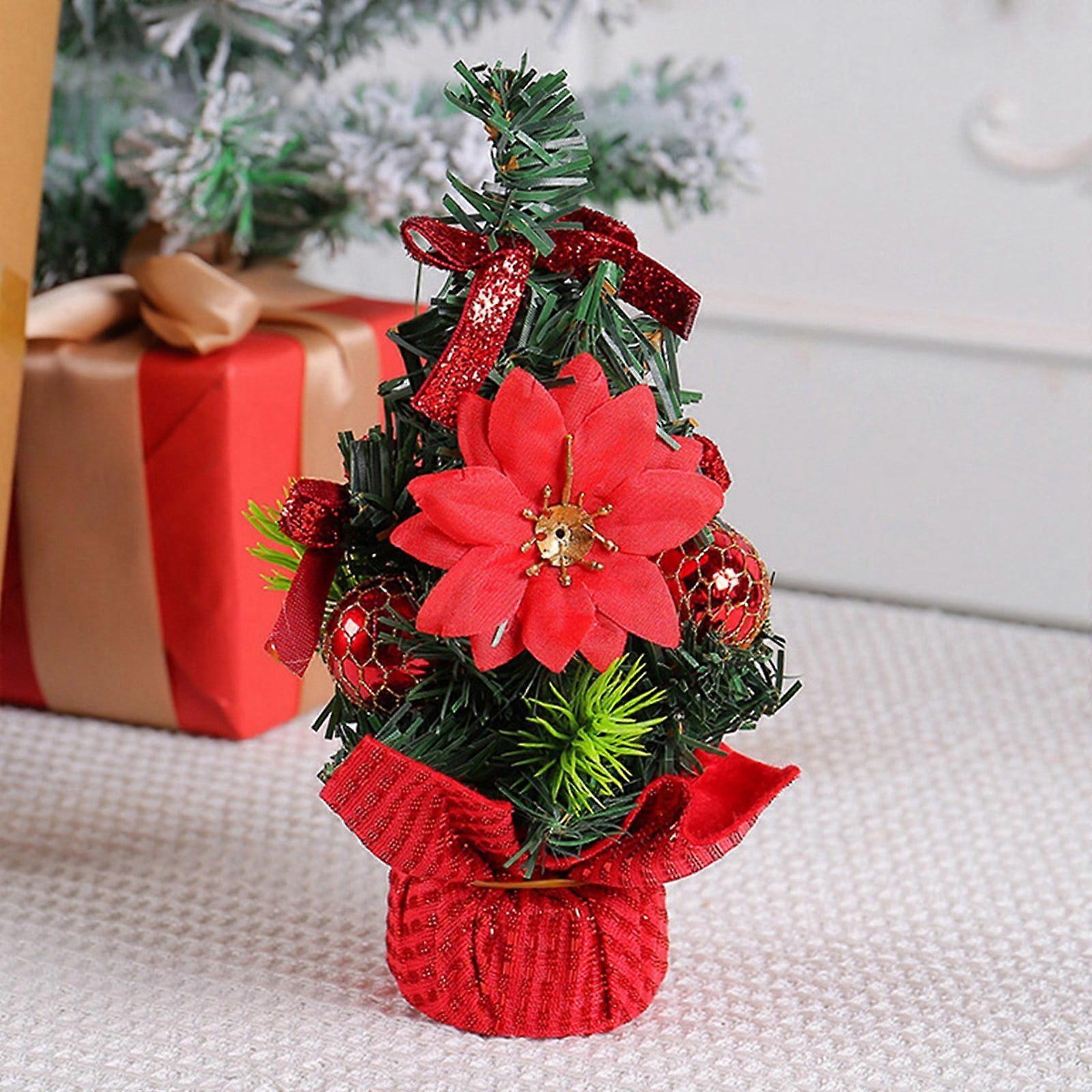 2024 New Artificial Mini Christmas Trees Decoration With Stable Base Suitable For Christmas Decoration Indoor Christmas Table Decorations