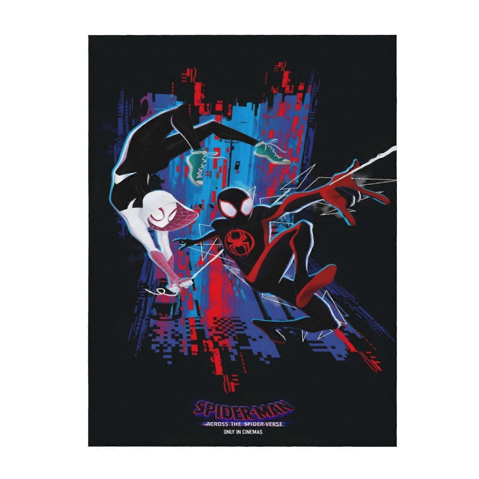 Into The Spider-Verse Soft And Comfortable Throw Blanket Plush Lightweight Warm Plush Flannel Blanket And Throws For Couch Sofa Bed 60"X50"
