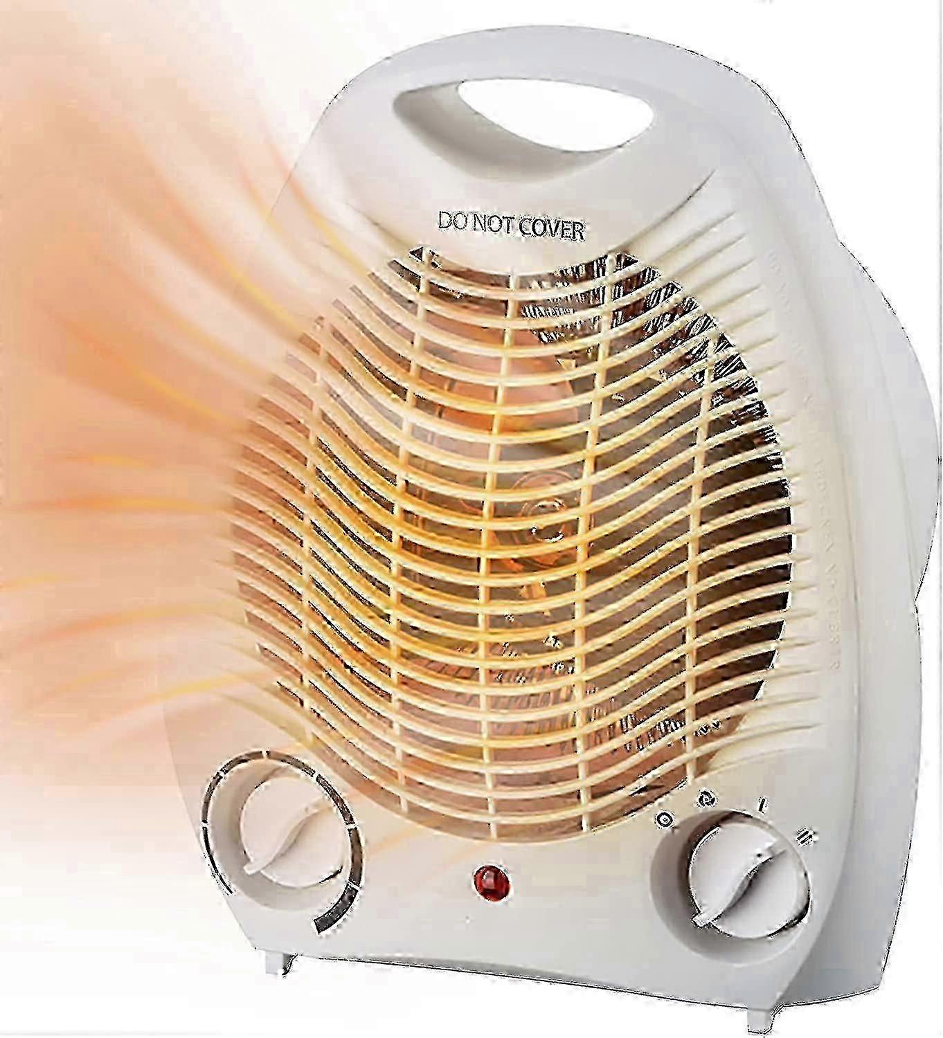 Energy Efficient 2000w Portable Fan Heater with Energy Saving Modes - Adjustable 3 Modes Floor Standing Heater for Quiet Warmth