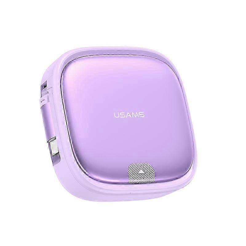 USAMS US-SJ650 U87 60W USB To Type-C To Type-C 8 Pin + Micro USB Multifunctional Telescopic Storage Box Data Cable, Length: 1m