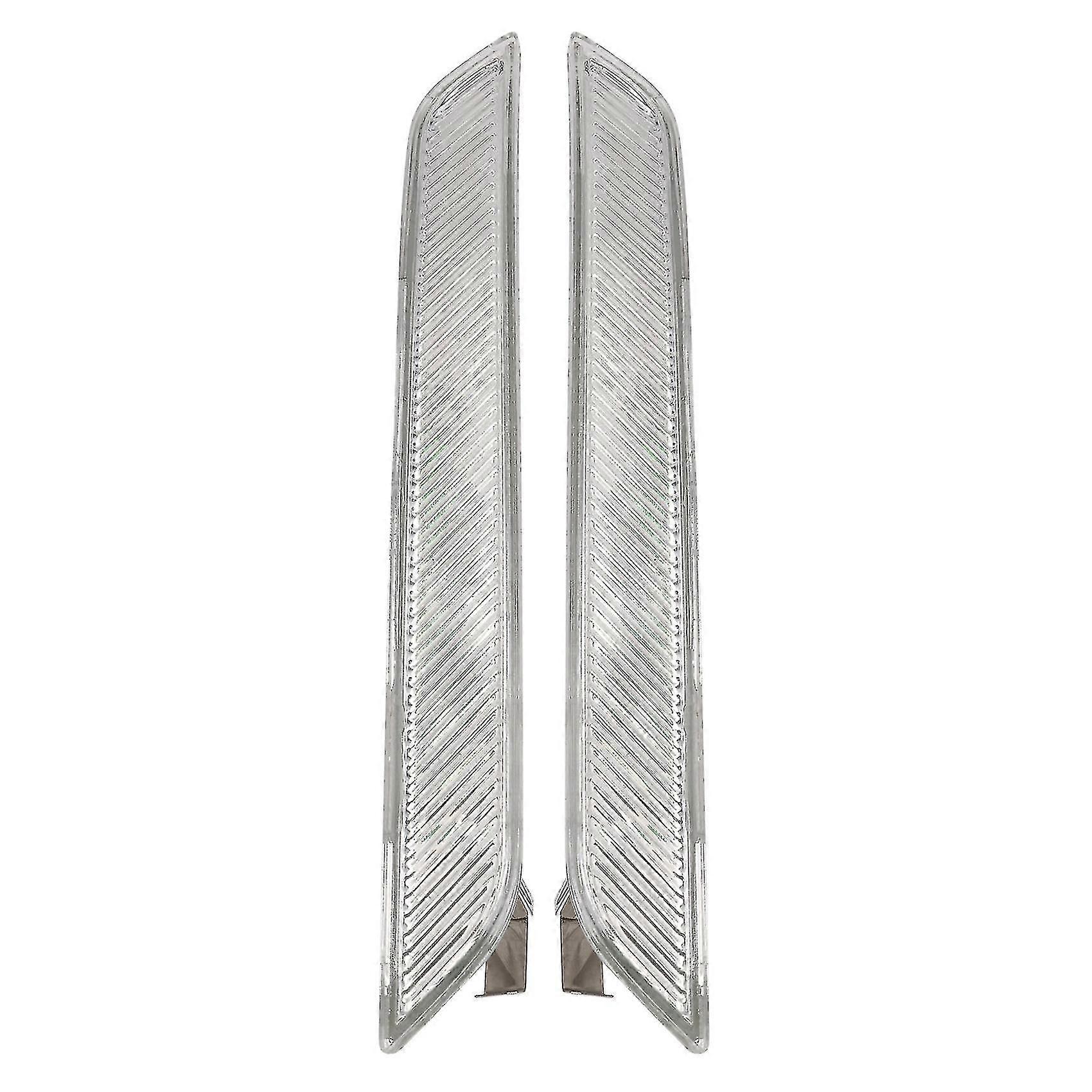 2 stk Euro Clear Lens Front Bumper Side Reflektor Lamper For E71 X6 E70 X5m 2008-2014 Bytt ut (haoyi)