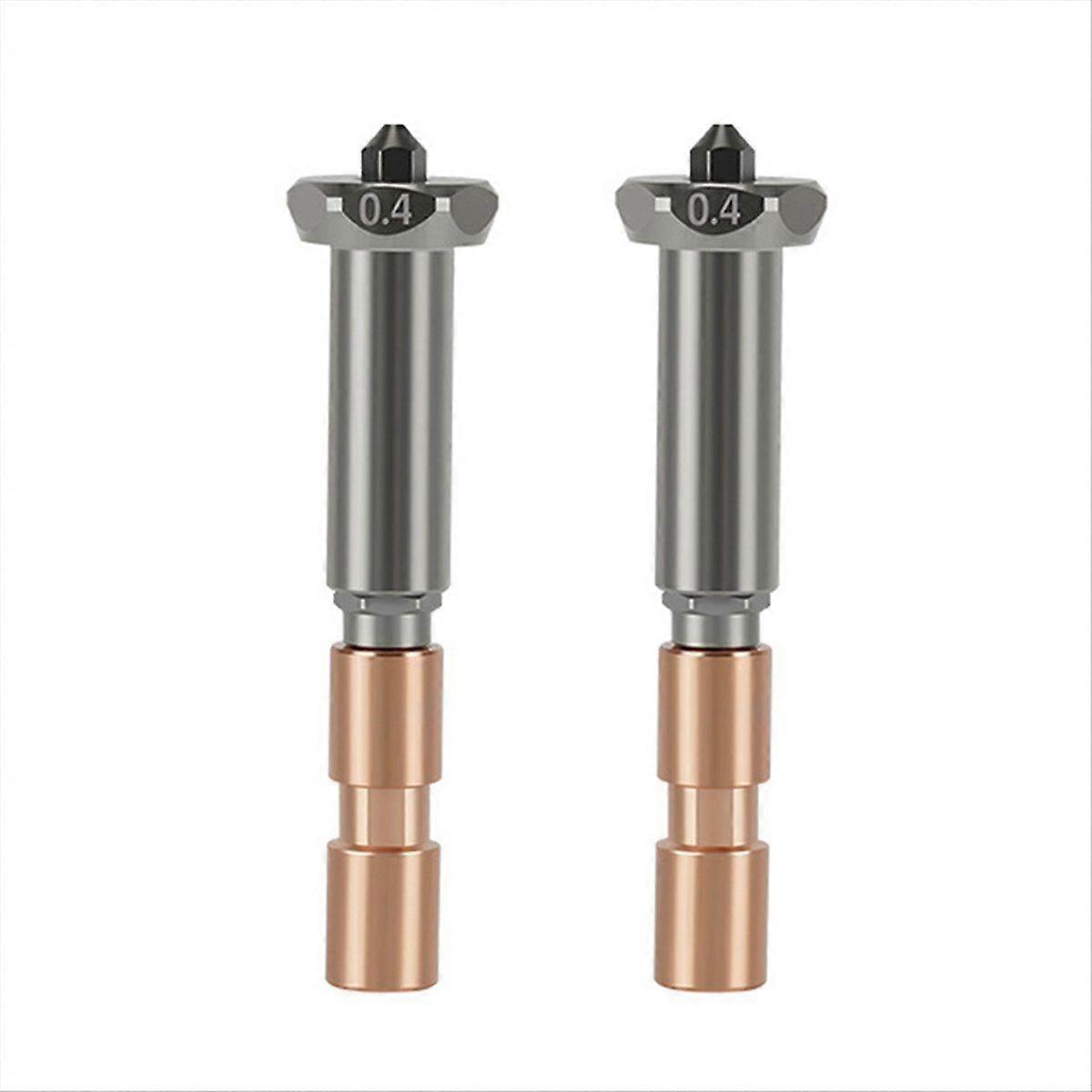 2pcs Nozzle for 3 Max Hardened Steel Nozzle Replaceable Nozzle for 3 Max Combo 3D Printer Parts