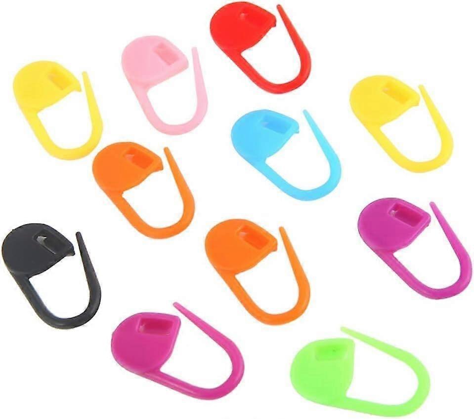 Pack of 50 Small Size Random Color  for Knitting Crochet Locking Stitch Markers