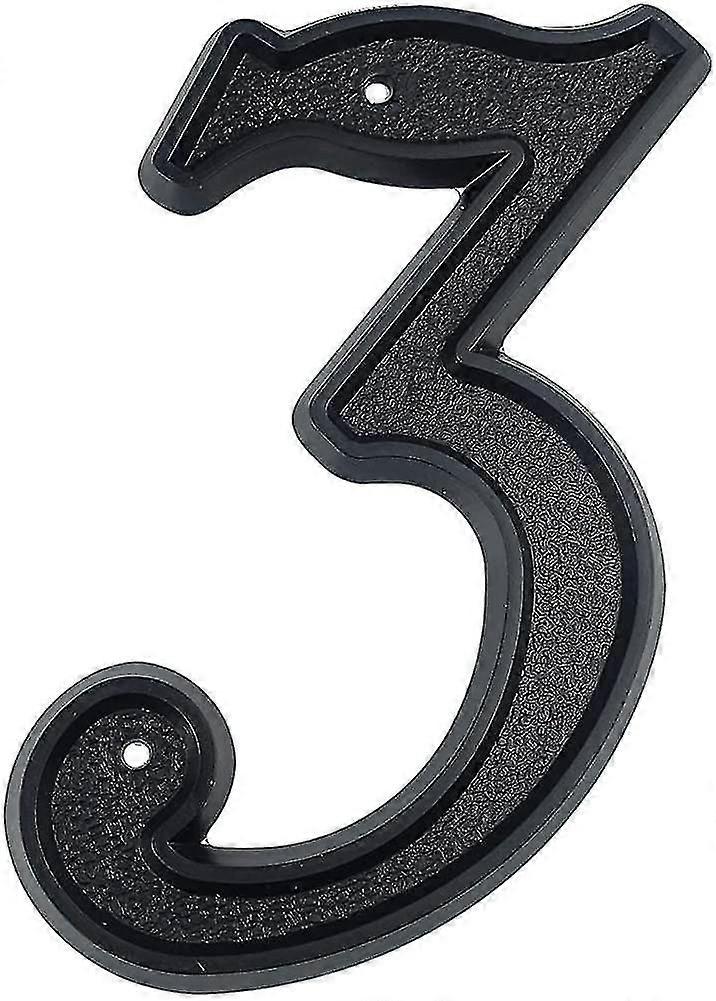 5,5 polegadas Número de casa moderno números de porta rua home endereço numeral, abdômen preto