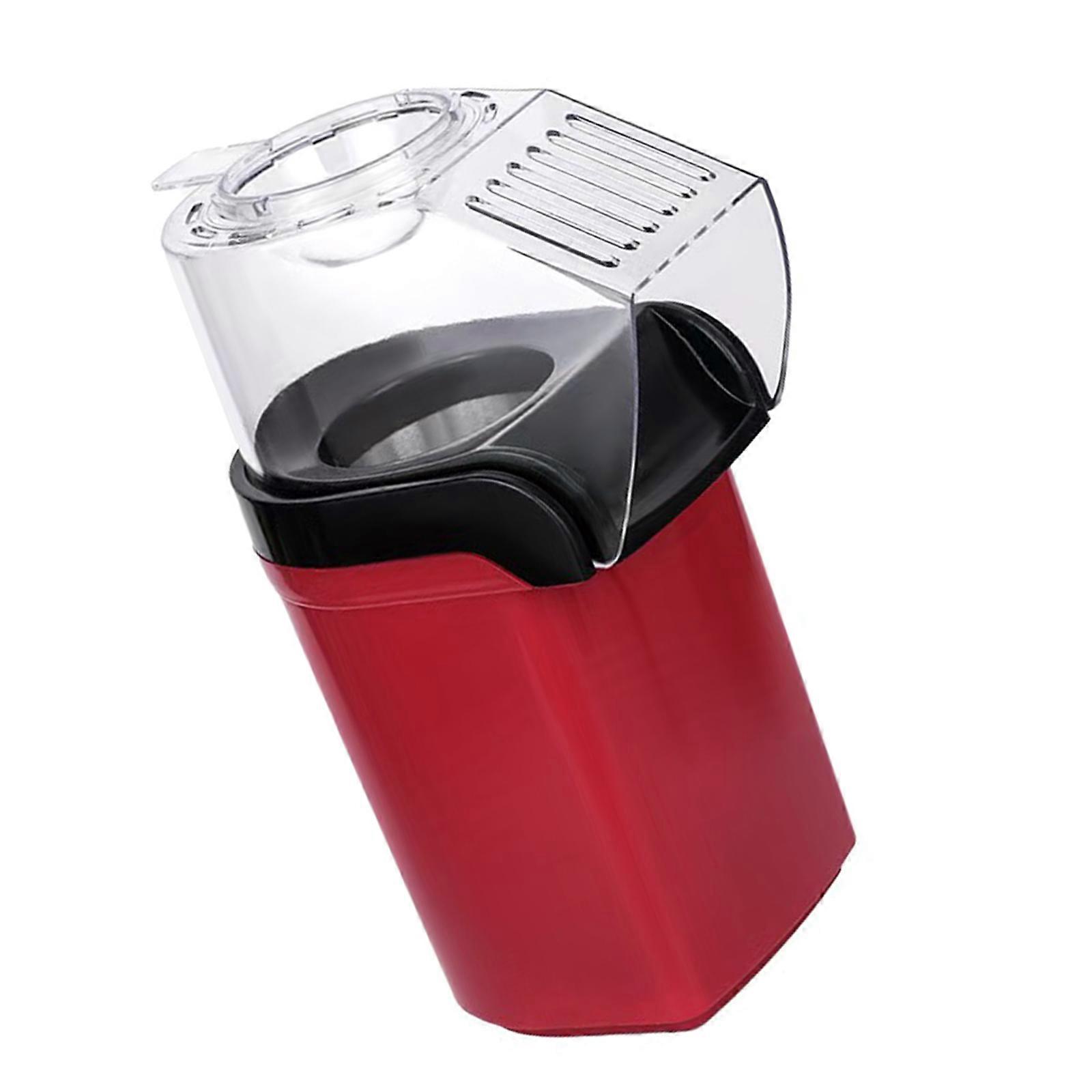 Automatic Compact Popcorn Maker Machine with Oil Proof Technology Quick Snack Preparation Plastic Texture for Families  Red