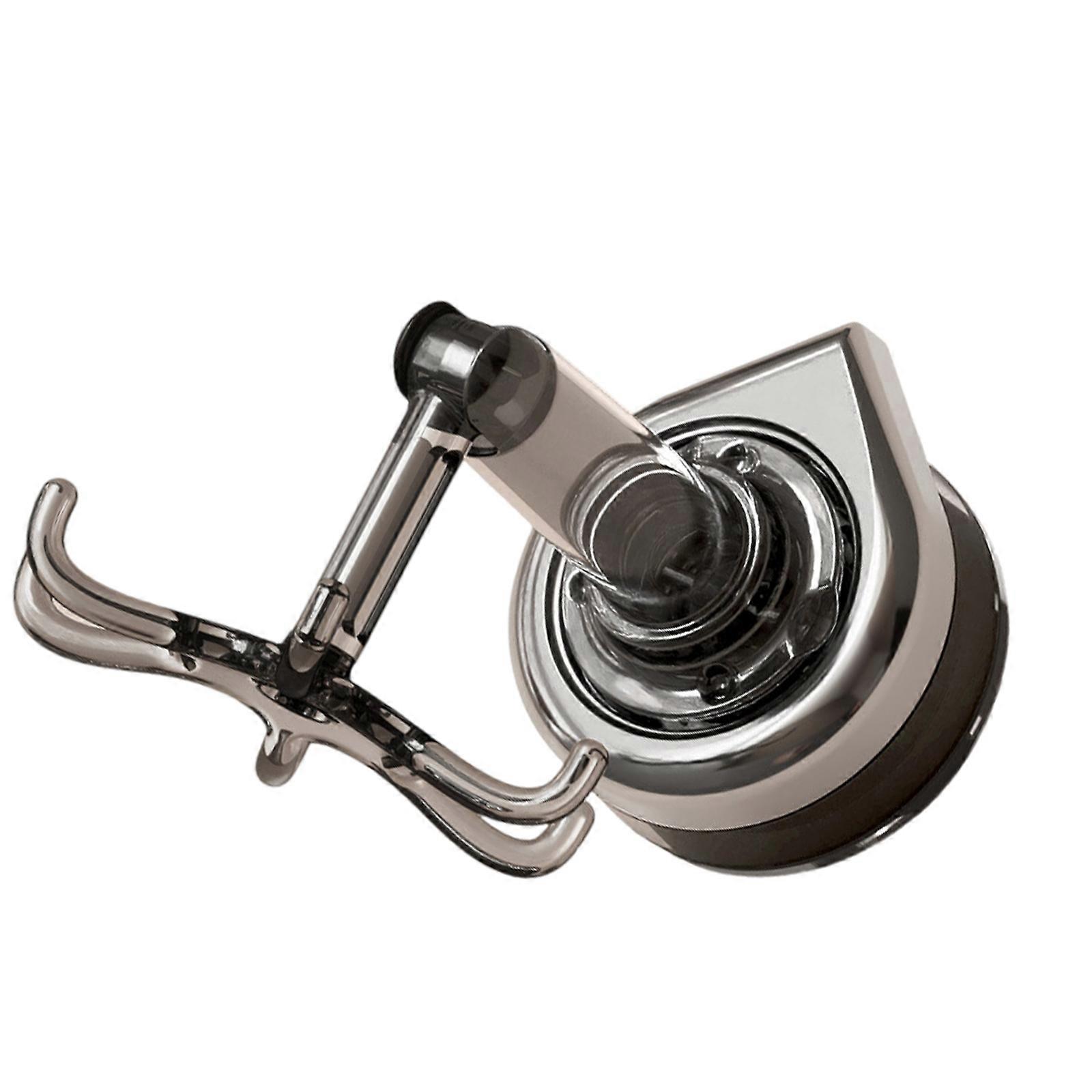 Turn Mount Adhesive Hook For Home Organization Strong Plastic Suction Cup Hook Quick Installation Denial Cavities  grey