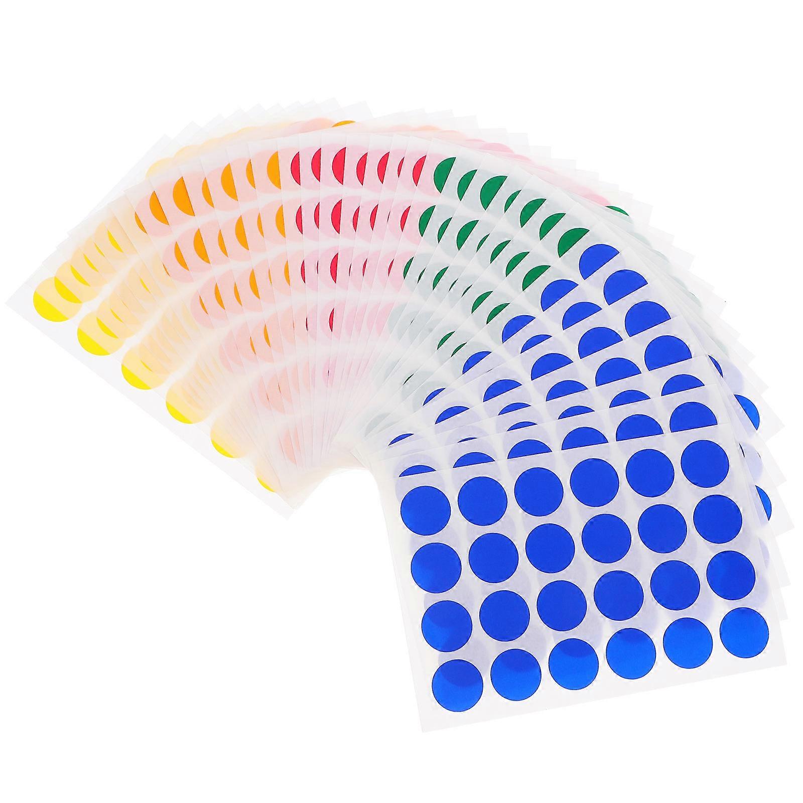 Colored Stickers For Scrapbooking Color Coding Labels Suitable For Craft Enthusiasts 720Pcs