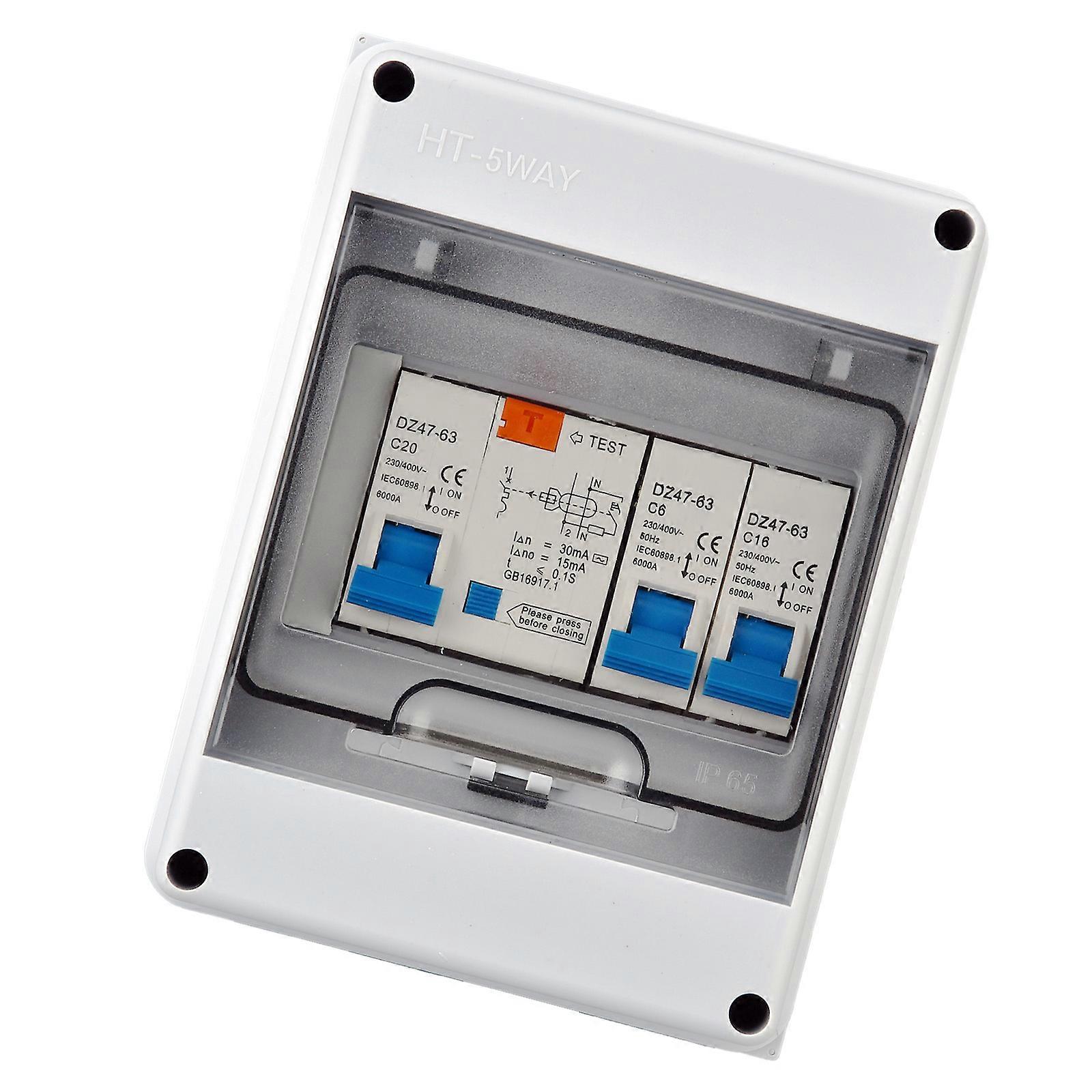 Plastic Junction Wire Box Outdoor Waterproof Electrical Distribution Box Circuit Breaker Distribution Box Enduring Multicolor