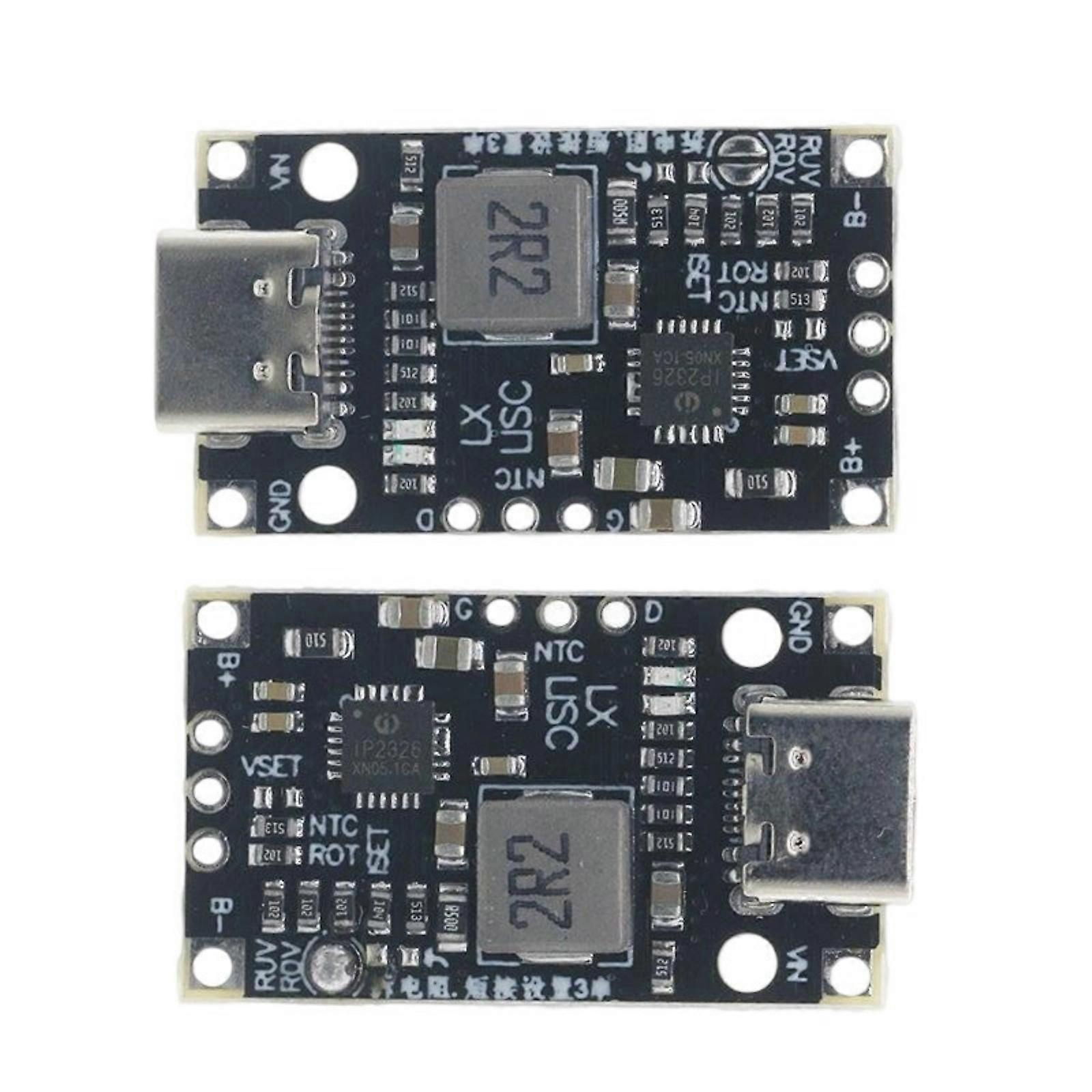 2S3S 3.7V Lithiums Batteries Type C 15W Boost Converters LiBattery Charging Module with QCFast Charging &Safe Charging Multicolor