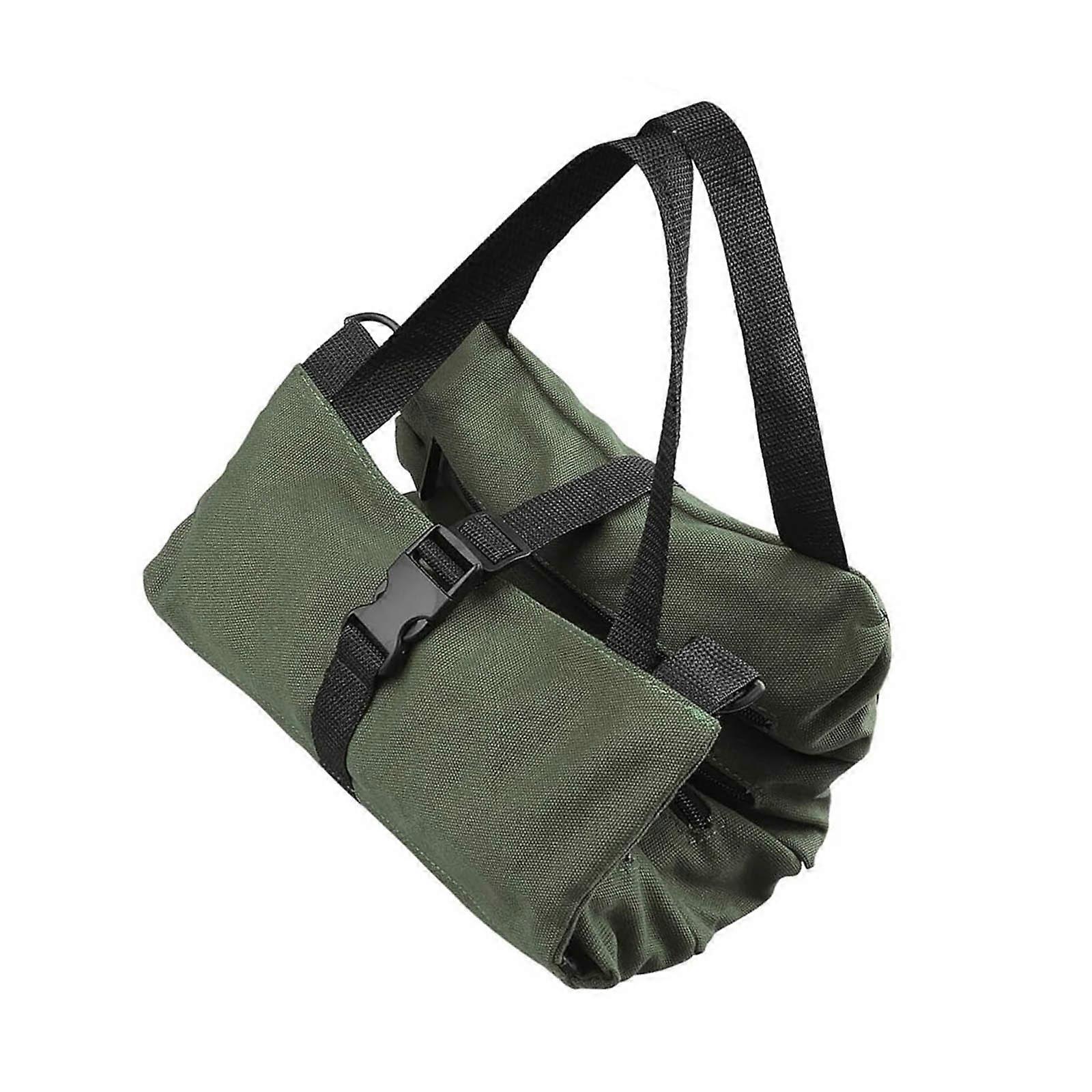 Compactly Folding Tool Bag Solid Oxford Fabric Tool Holder with 6Pockets for Easy Tool Management for Wrench Tool Multicolor