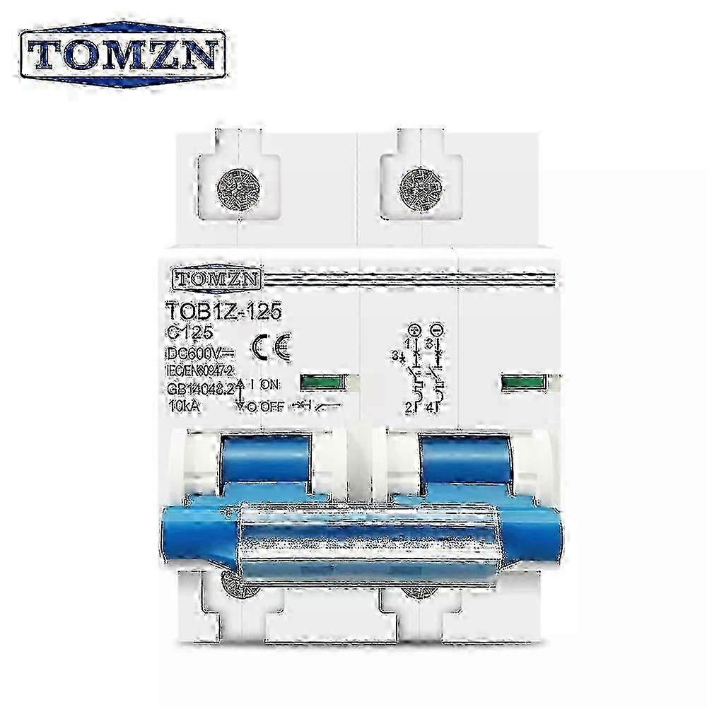 2P 125A DC 600V Circuit breaker FOR PV System