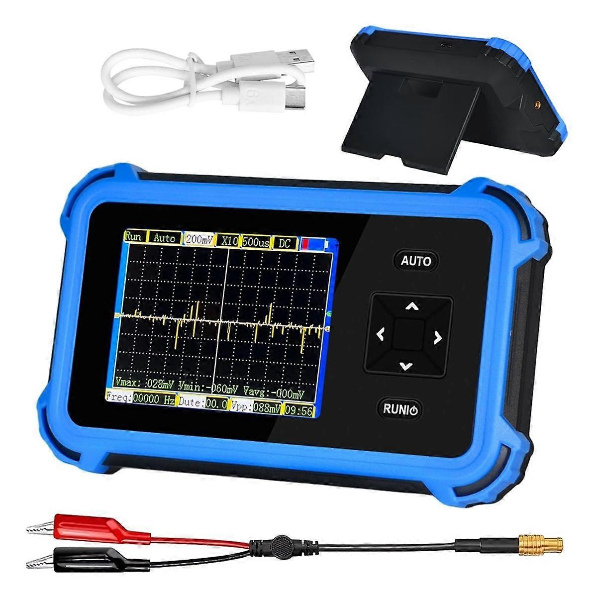 Mini Osciloscopio with 1MHz Bandwidth 8.33MSa/S,±400V (800Vpp X10) - 150g Portable for Automotive DI