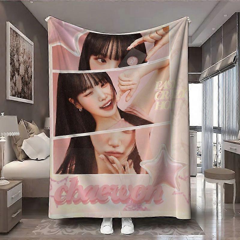 Chae Won Youthful Energy Theme Ultra-Soft Digital Print Flannel Blanket, Ultra-Soft Digital Print Flannel Blanket, Comfo-jghds439