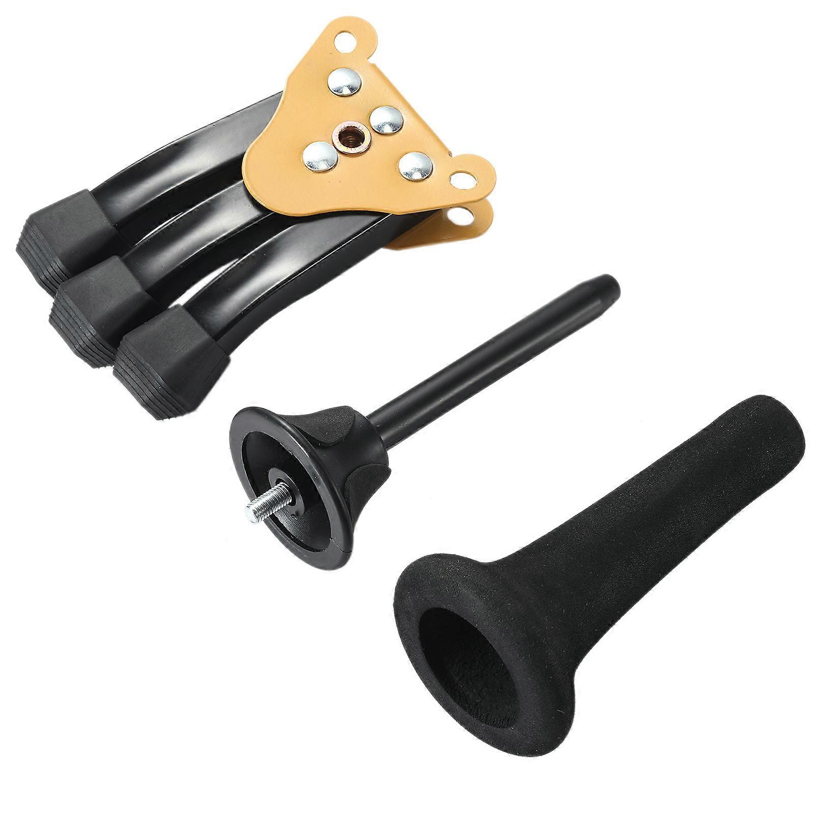 Bærbar Metall Stativ Base Saksofon Holder Rack Stativ Justerbar Folding Saksofon Stativ Alto Tenors Saksofon Stativ Gul