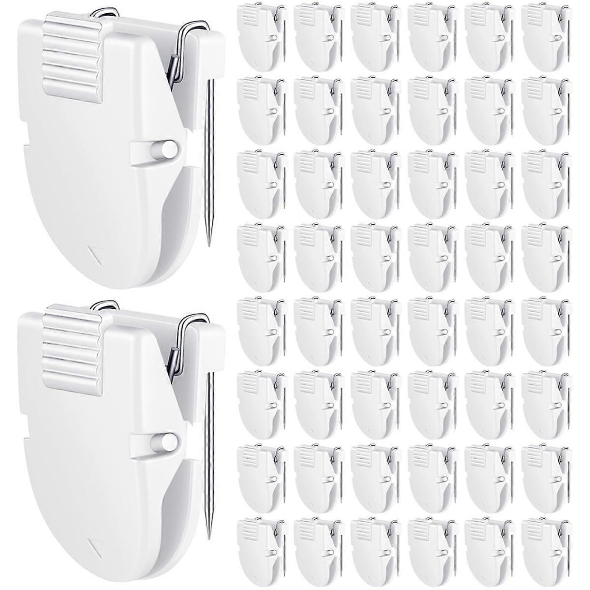 50Pcs Cubicle Clips Fabric Panel Cubicle Accessories Fabric Partition Panel Wall Clip Office Photos Wall for Notes Memos