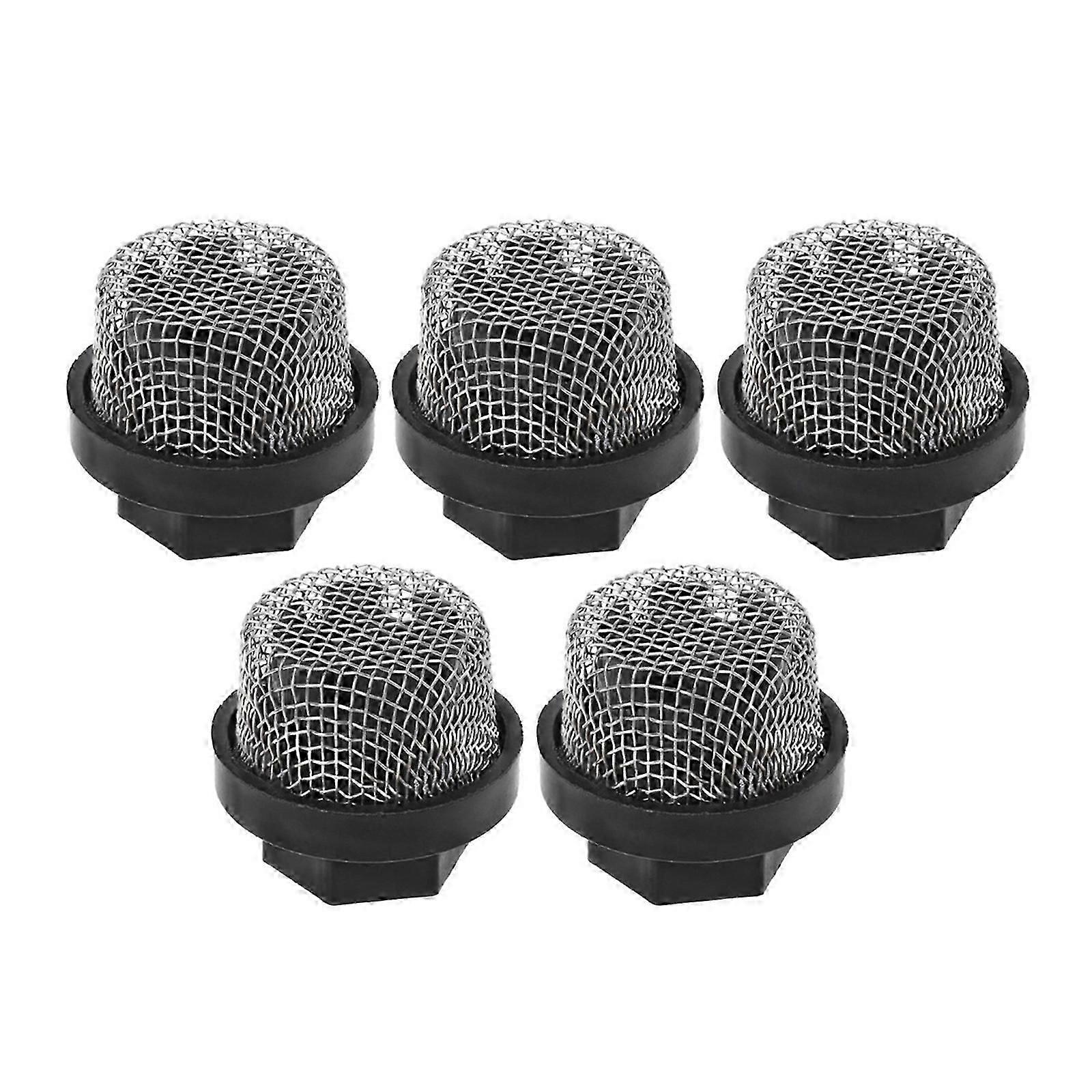 5 Pack For 46385 7/15" UNF Nylon Cap Inlet ASP Inlet Screens Replace Parts FT