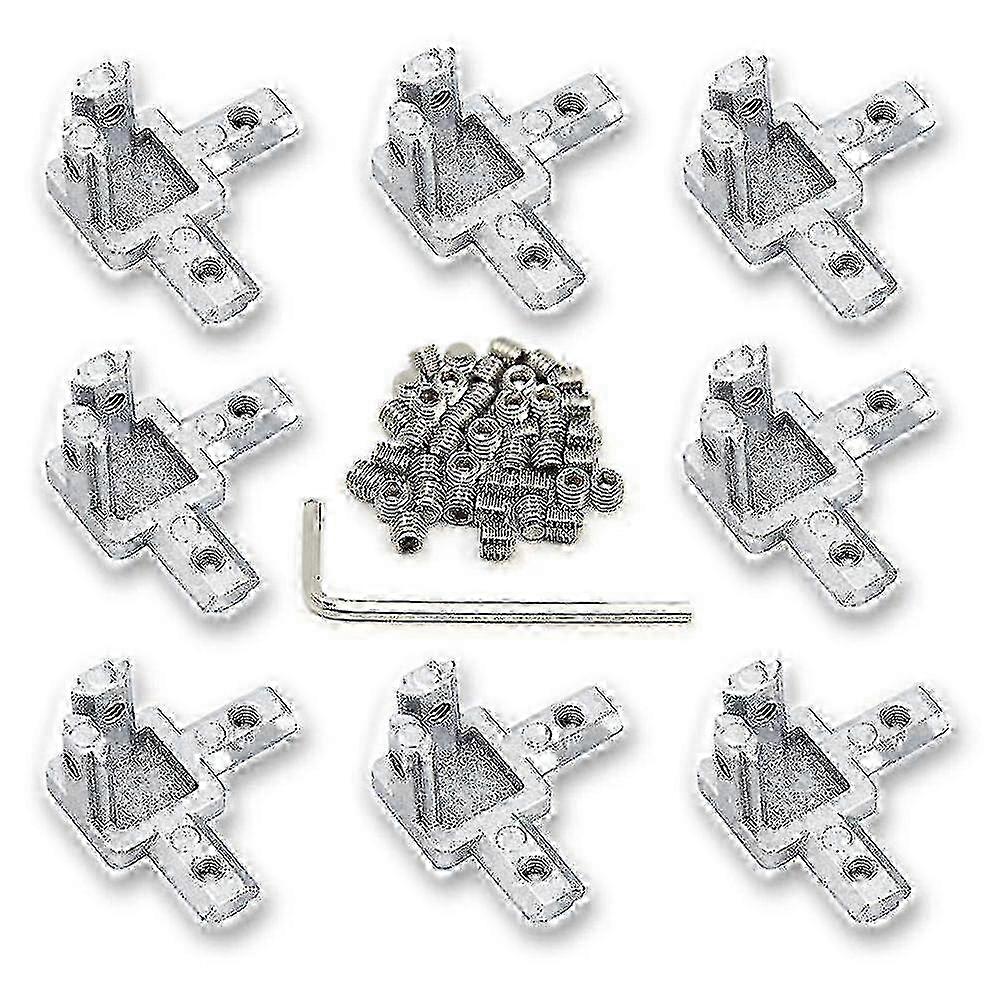 8 Pcs Right-angle Connector Aluminum 2020 Three-dimensional Connector