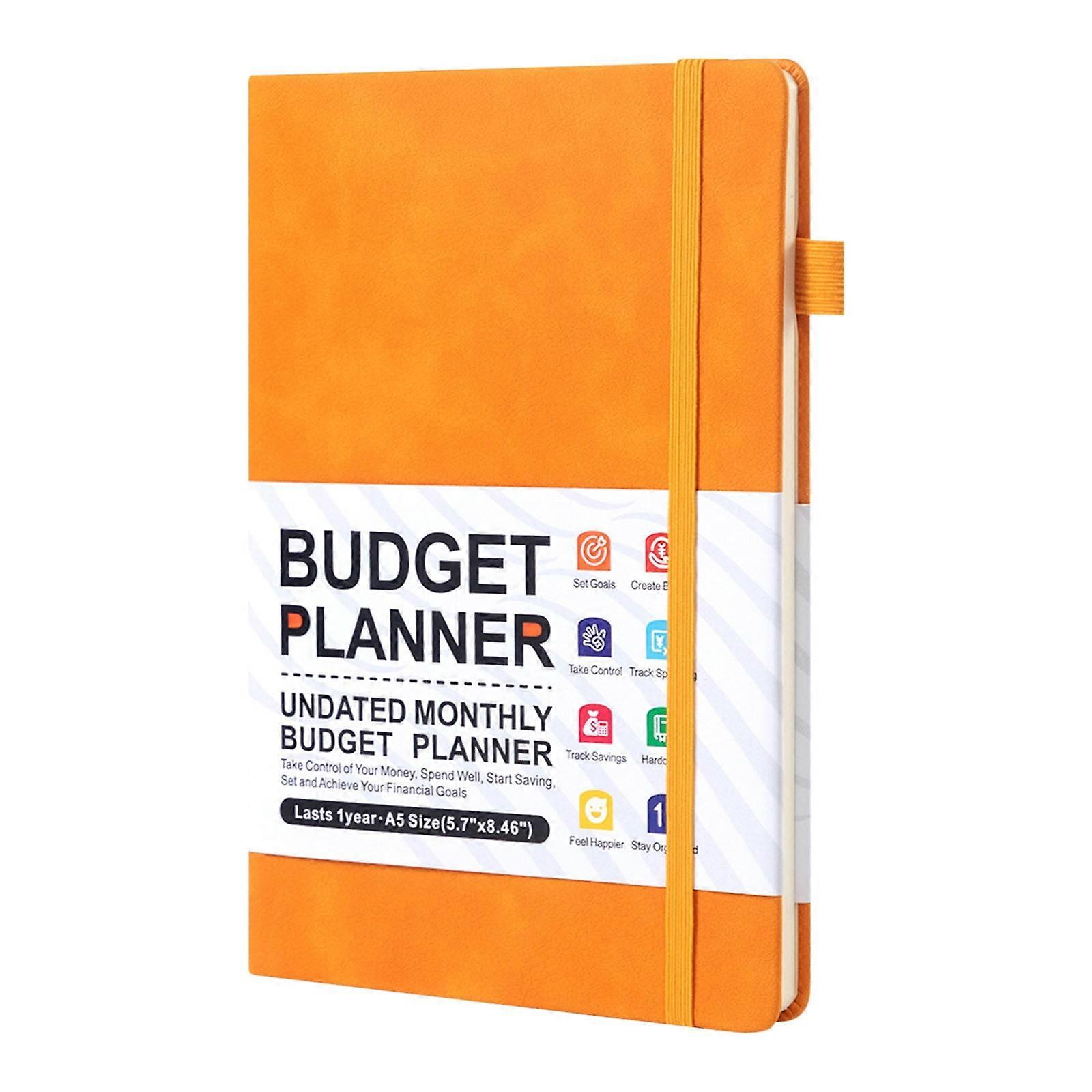 A5 Monthly/Weekly Planner Notebook - Multicolor, Polychromatic Selection, Compatible with School & Office Use, Address Book for Phone, Mail, Budget