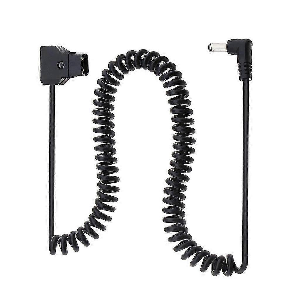 Portable D-Tap to DC5.5x2.1MM Right Angle Power Cord with Right-Angle Connectors for Bmcc Bmpc Cameras Accessory