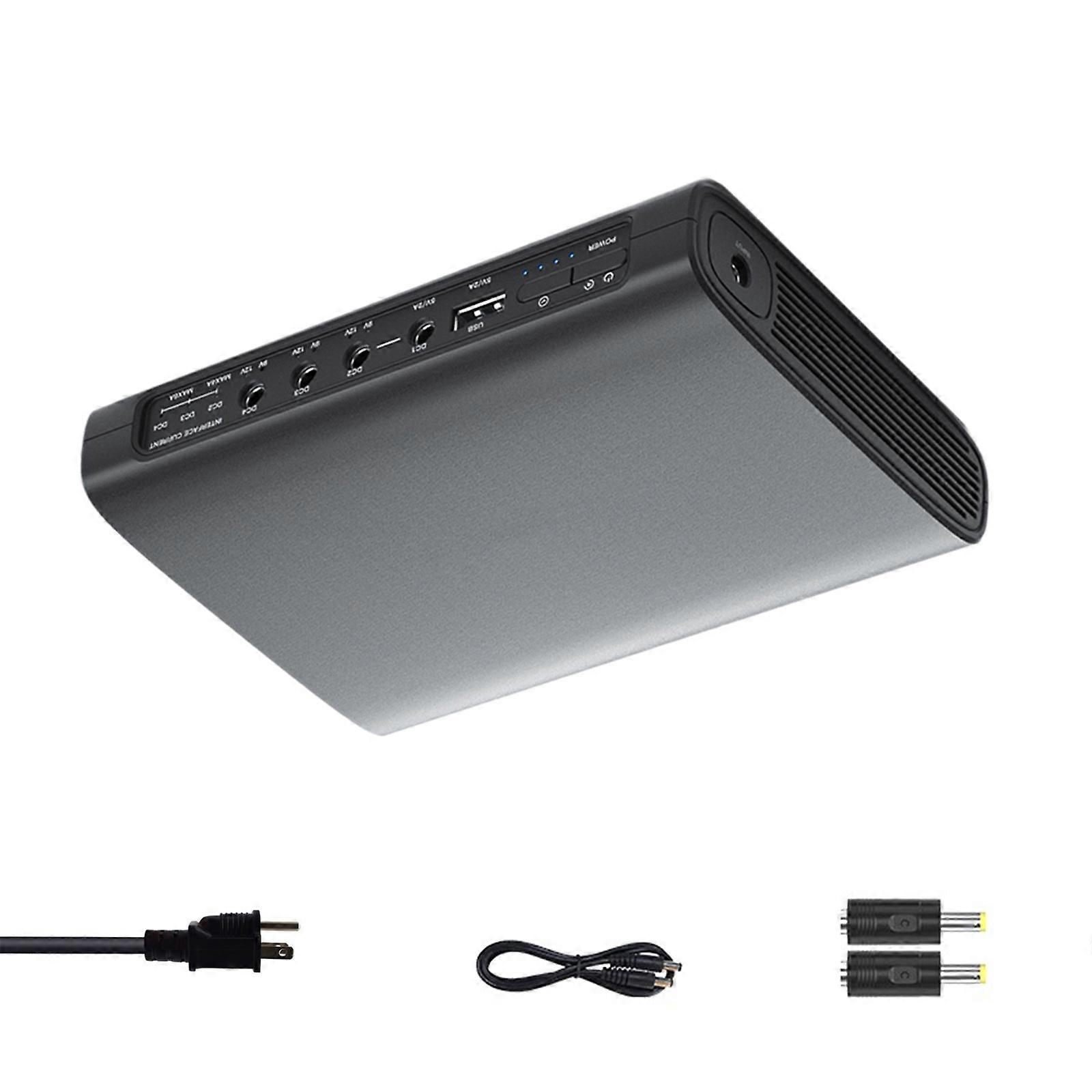 UPS Support USB Out 16000mAh/20000mAh/25600mAh Battery Backup for Uninterrupted Power to Routers & Surveillances Camera Multicolor