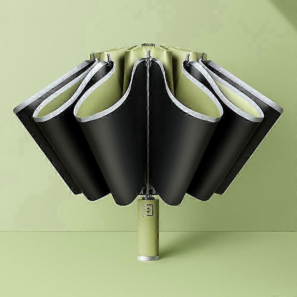 Reflective Automatic Umbrella Sun-proof Rainproof Dual-use Folding Reverse Type Umbrella Large UV Pr