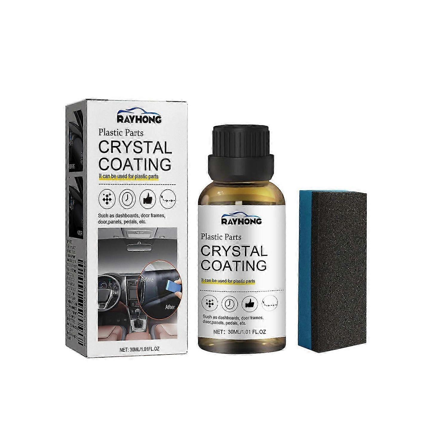 Suitable For Car Plastic Parts Restorer Crystal Coating Agent For Trim And Dashboard, Gloss Retentio