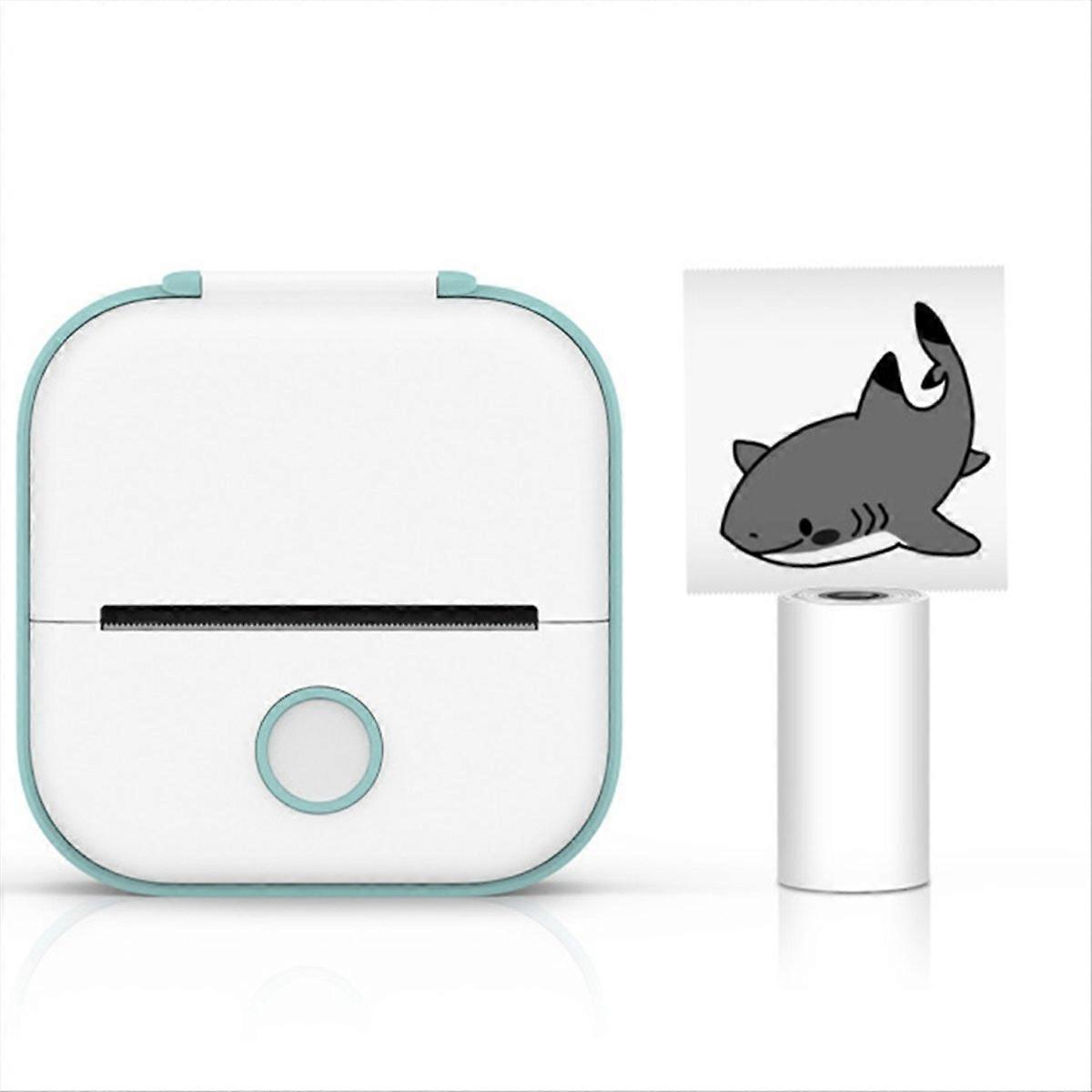 Mini Printer Sticker Printer Portable Thermal Printer Inkless Sticker
