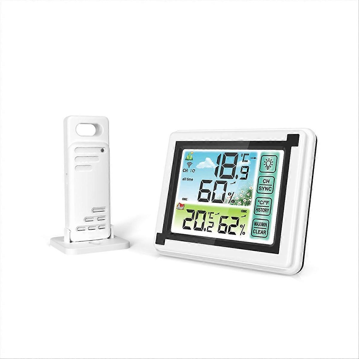 Touch Screen Weather Station with Wireless Sensor