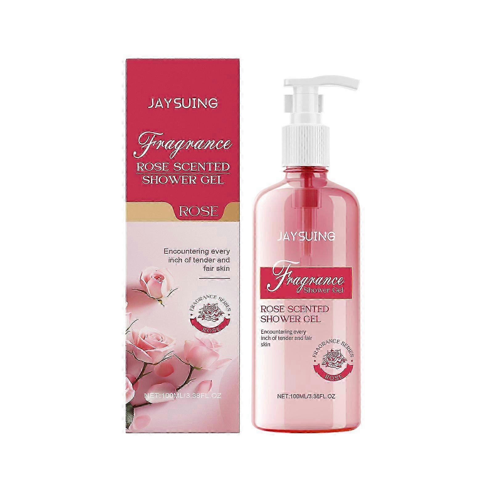Enriched with rose oil and shea butter