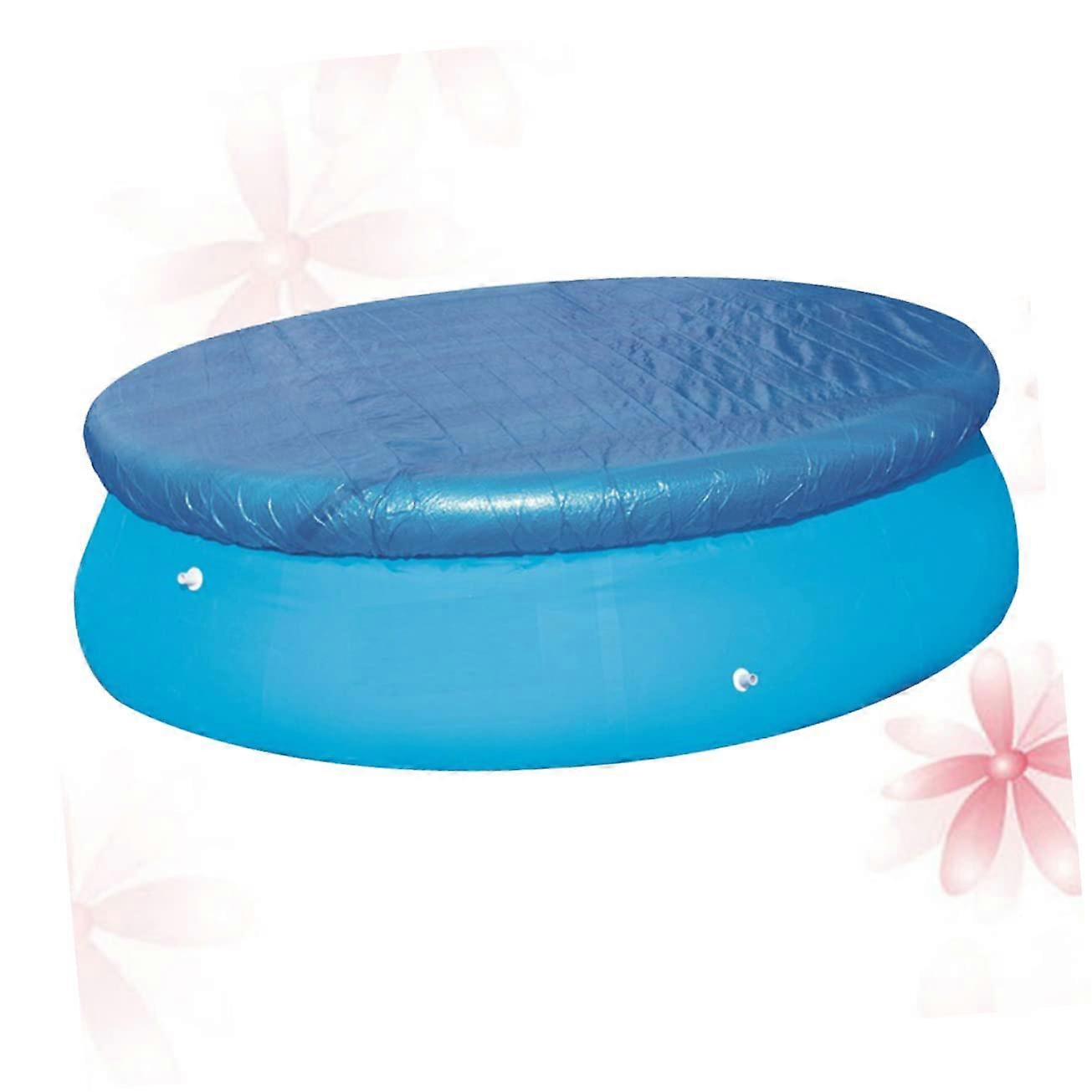 Round Inflatable Swimming Pool Cover Waterproof Dustproof UVResistant 6ft Backyard Use