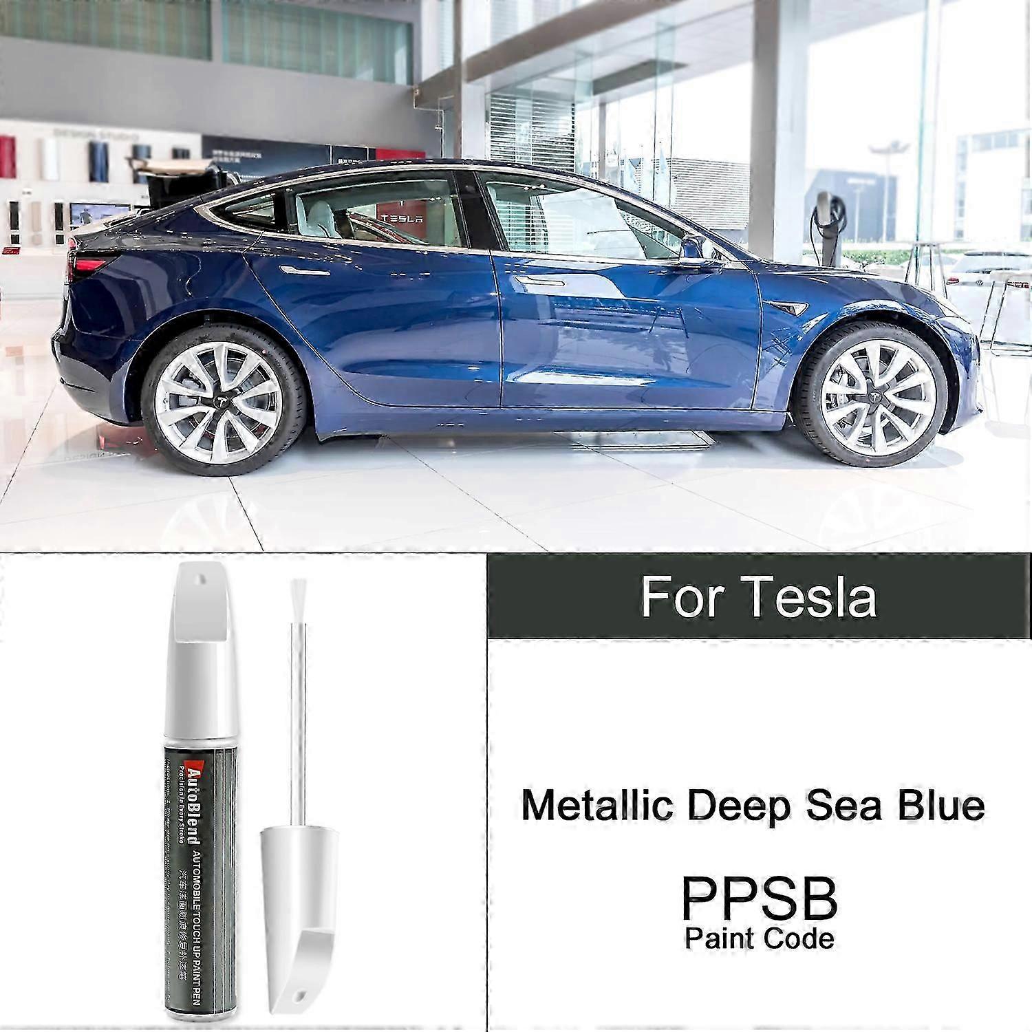 Compatible For Tesla Model 3 Y X S Car scratch removal and touch-up pen wheel hub paint repair pen clear coat