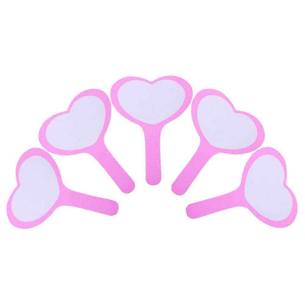 Rosy Foam Whiteboard Paddle for Voting 5Pcs Handheld Scoreboard