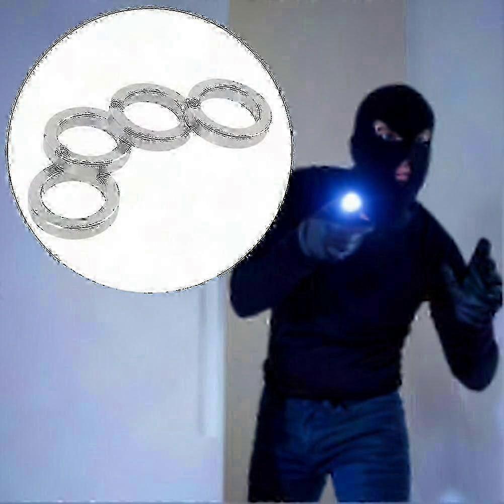 Rotatable 4-finger tactical ring foldable for everyday carry impact tool