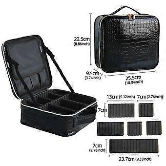 New PU Leather Cosmetic Bag For Women Multi-Functional Portable Travel Storage Makeup Case
