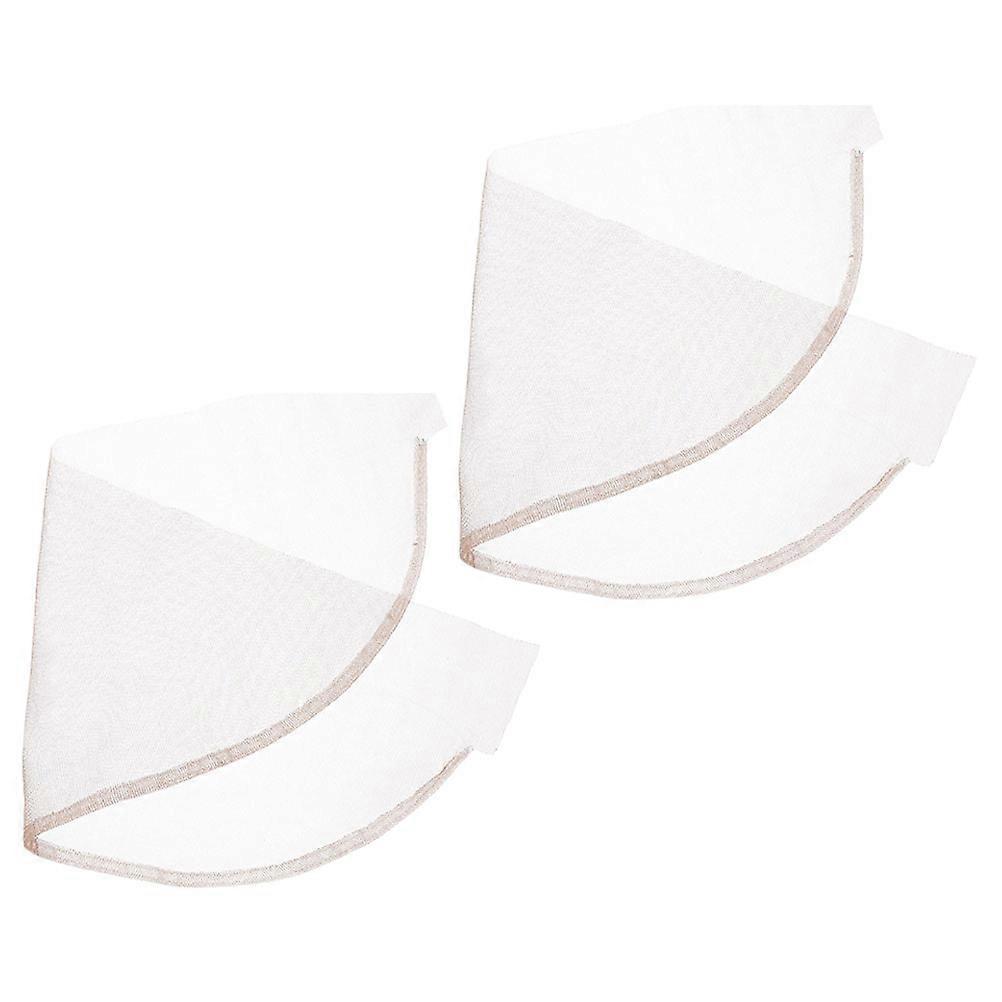 Lace for Wig Making Brown Frontal Closure for DIY Use 2Pcs Lace Net