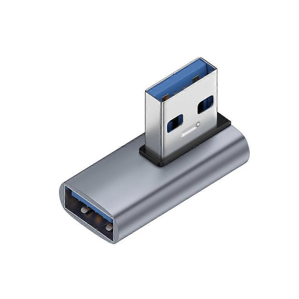 USB C to USB 3.0 OTG Adapter 90° LShaped 10Gbps Fast Charging Aluminum for Tablet Keyboard