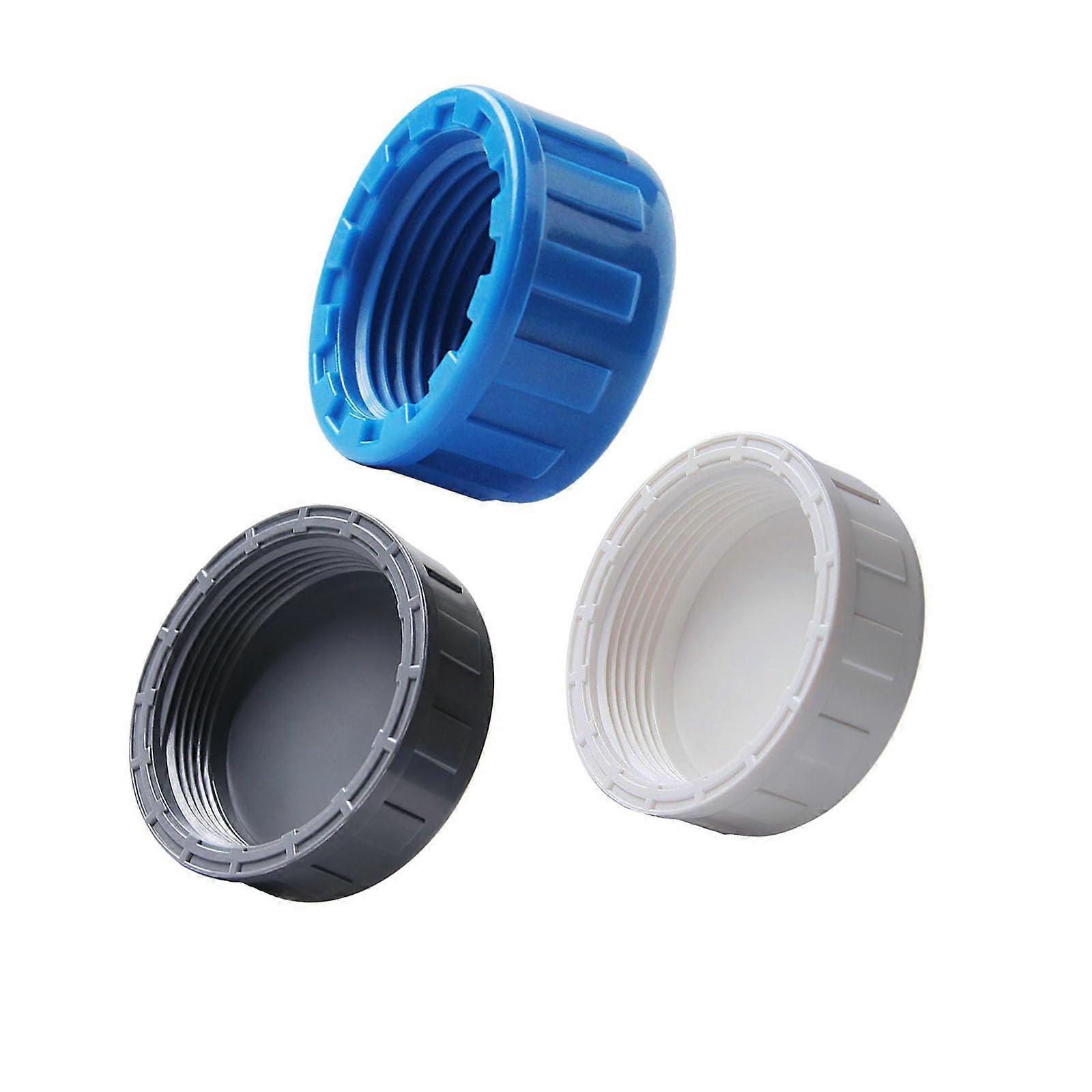 PVC Threaded Cap 63mm Gray For PVC Pipe Fittings