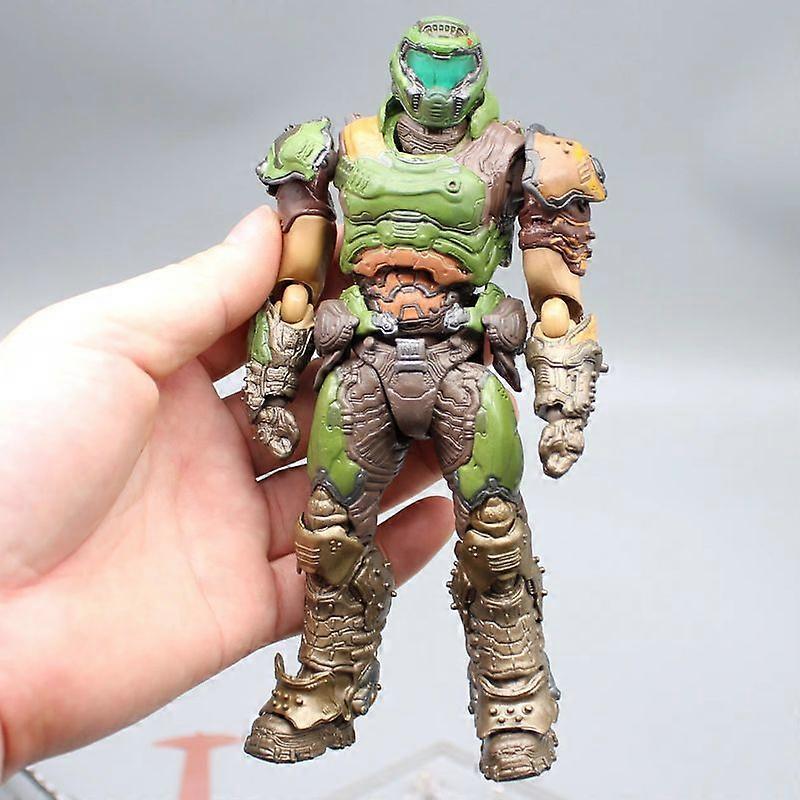 New Figma Sp-140 17cm Doom Slayer Eternal Action Figure - Anime Destroy Warrior Movable Model Statue Toy Gift For Collection