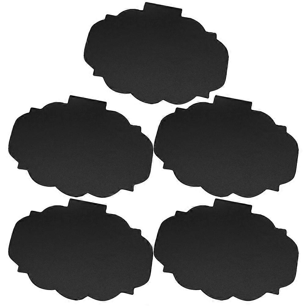 Basket Label Clip on Plastic Message Board Clips for 25Pcs Black
