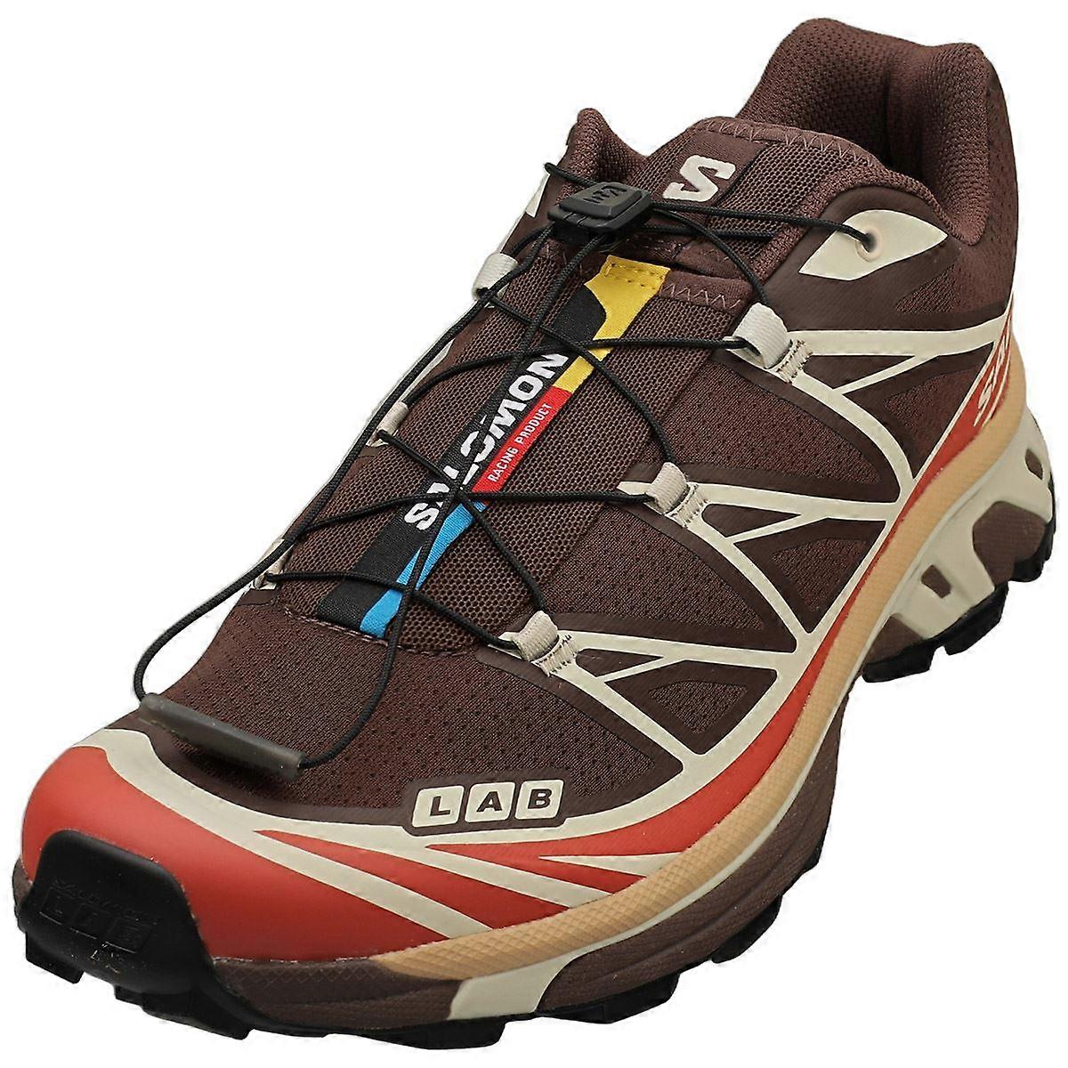 Salomon Xt-6 Unisex Running Trainers in Brown