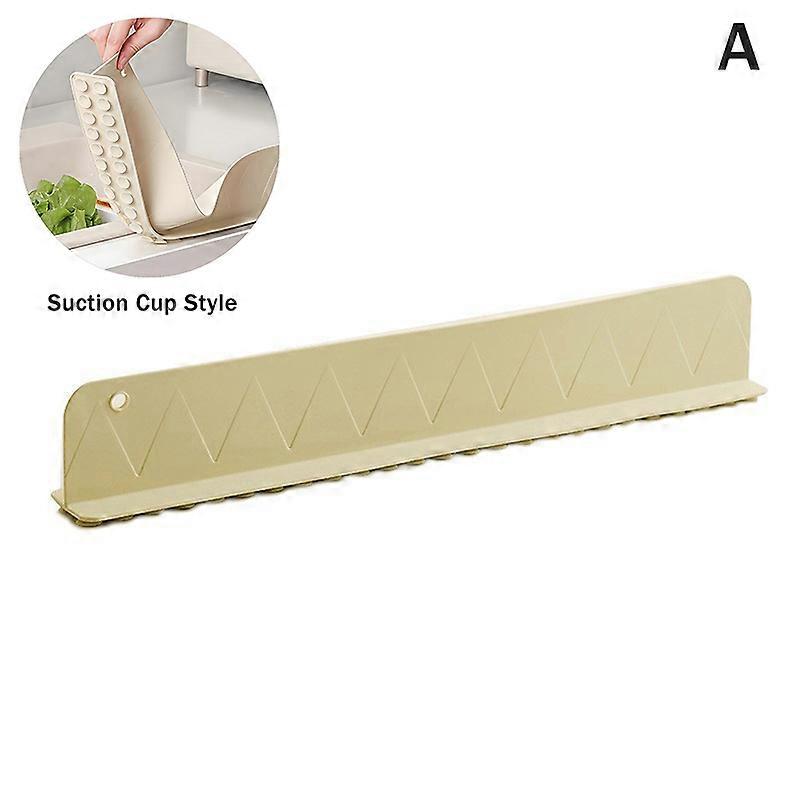 1 protection anti-éclaboussures en silicone avec ventouse pour évier, idéale pour îlot de cuisine et salle de bain.