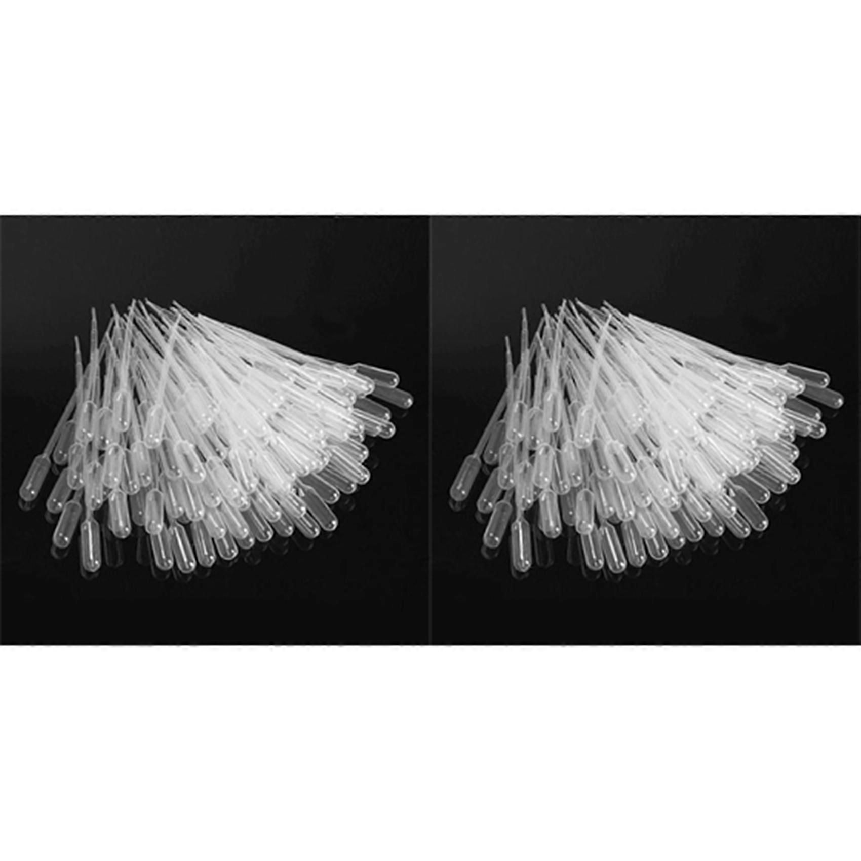 200PCS Graduated Pipettes Dropper Polyethylene (1Ml)