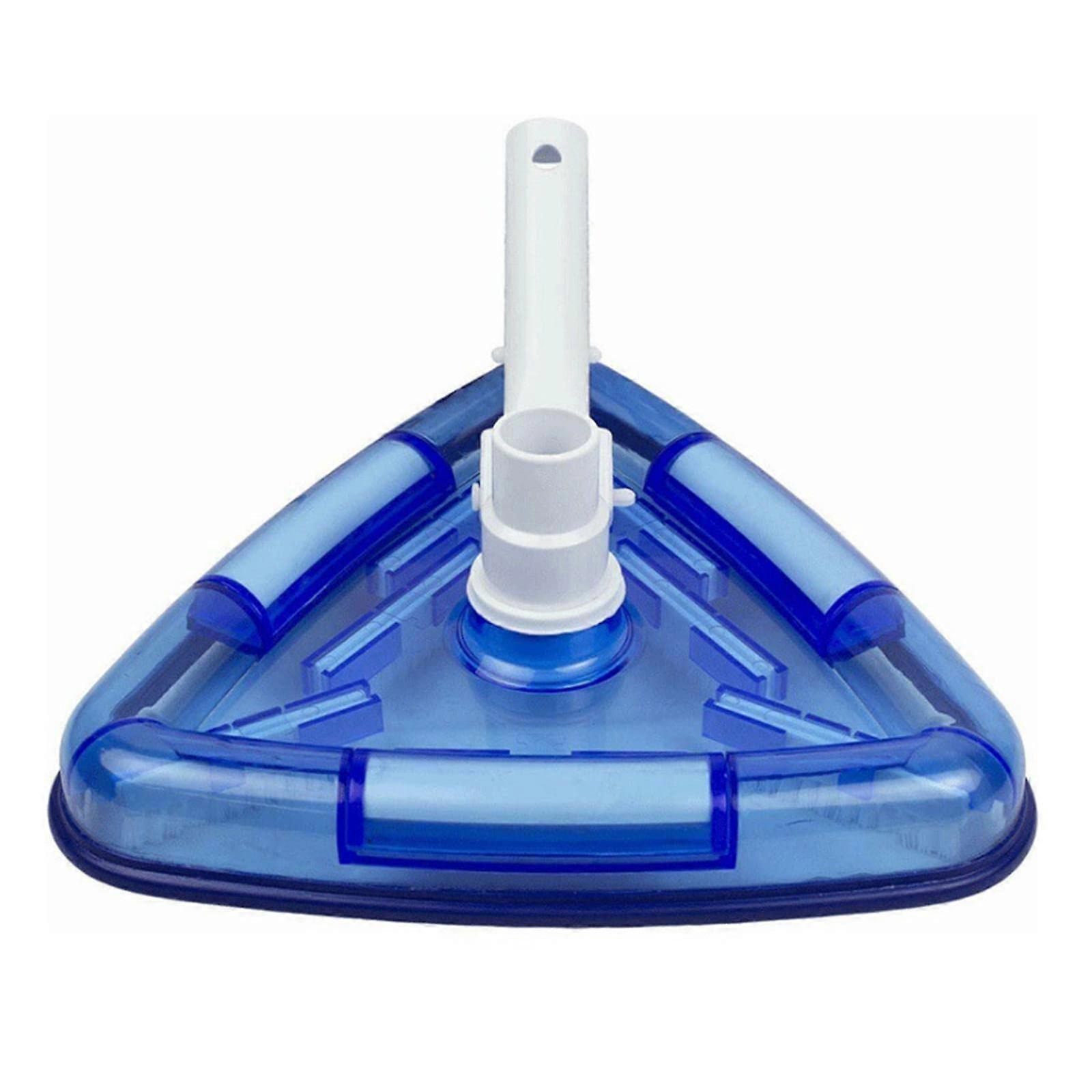 Triangular Pool Vacuum Head for Fiberglass Pools and Spas with Corner Reach Design